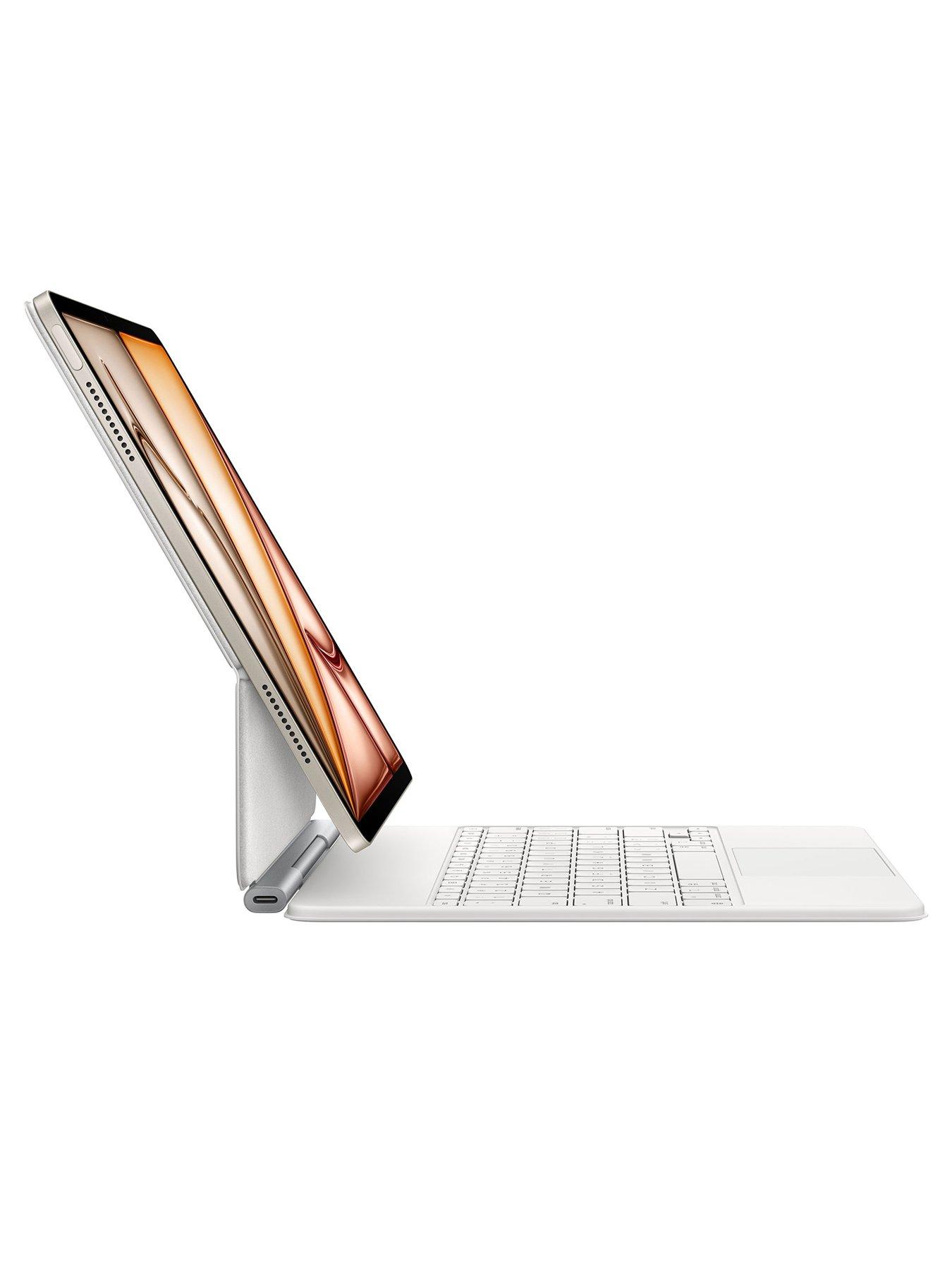  image of apple-magic-keyboard-for-ipadnbspair-13-inch-m3-british-english-white