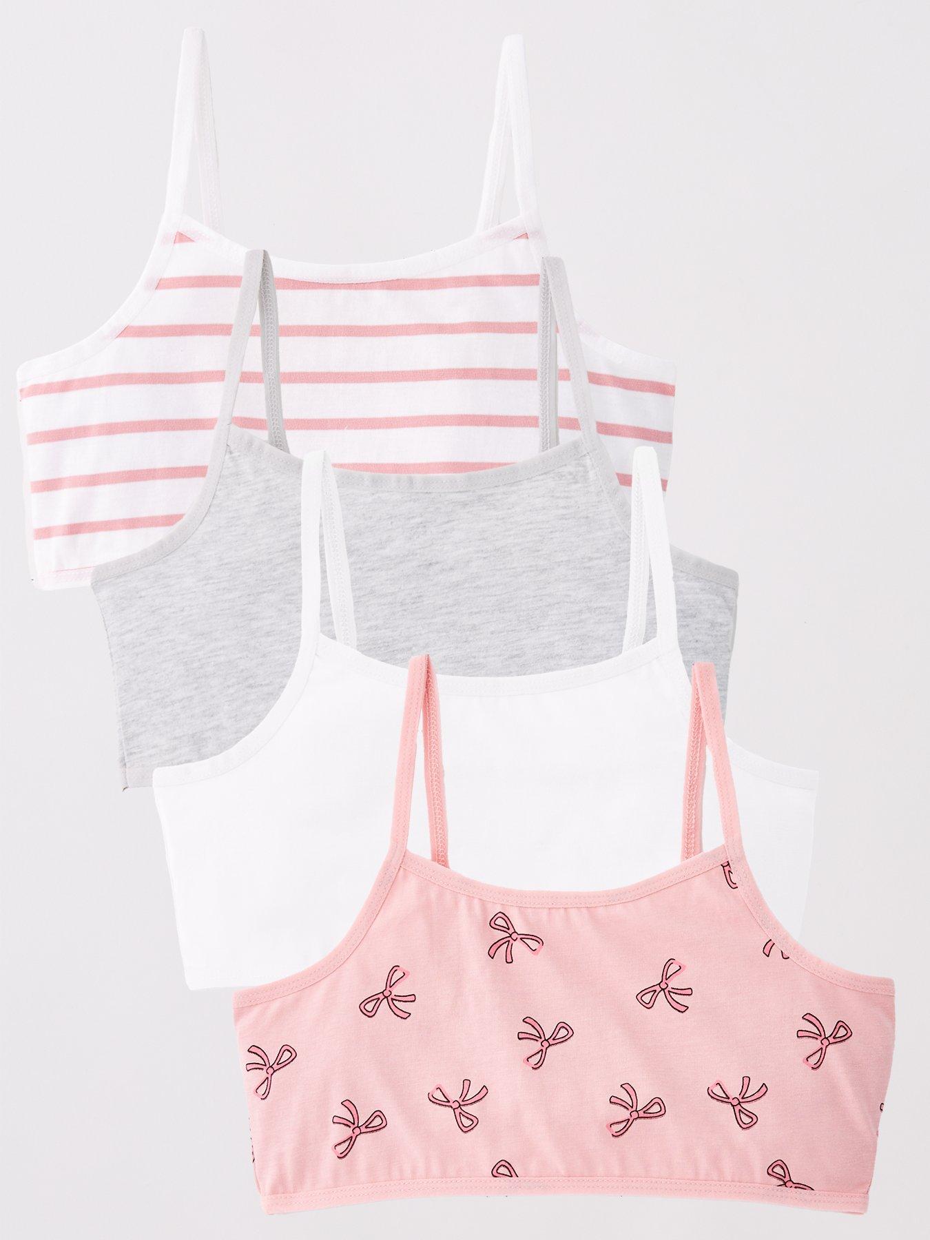 undefined Girls 4 Pack Bow Crop Tops - Multi