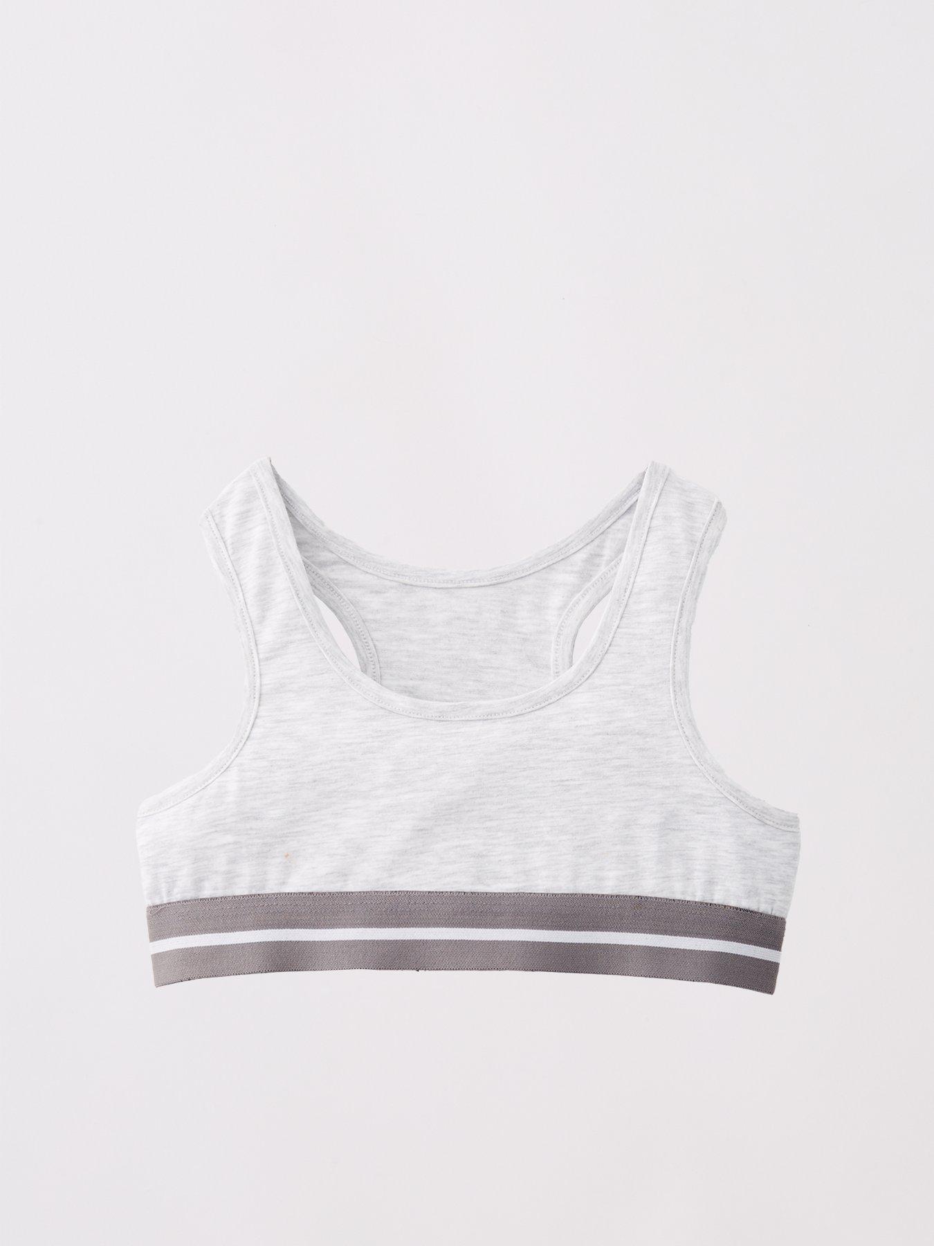 Image 4 of 5 of The Very Collection Girls 3 Pack Sporty Crop Top - Multi