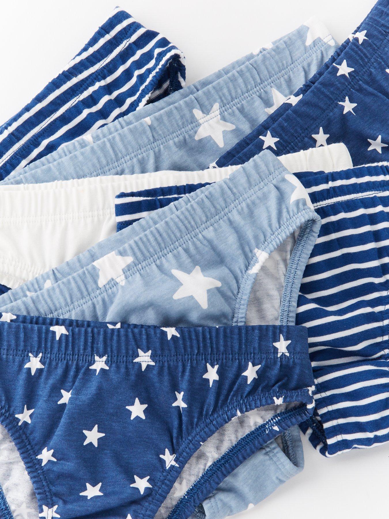  image of mini-v-by-very-boys-7-pack-star-briefs-multi