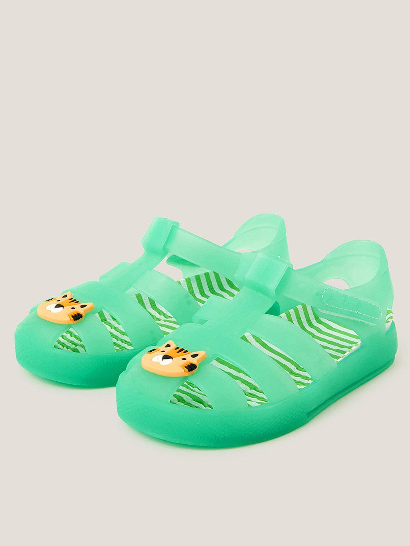 monsoon-baby-unisex-tiger-jelly-sandals-green