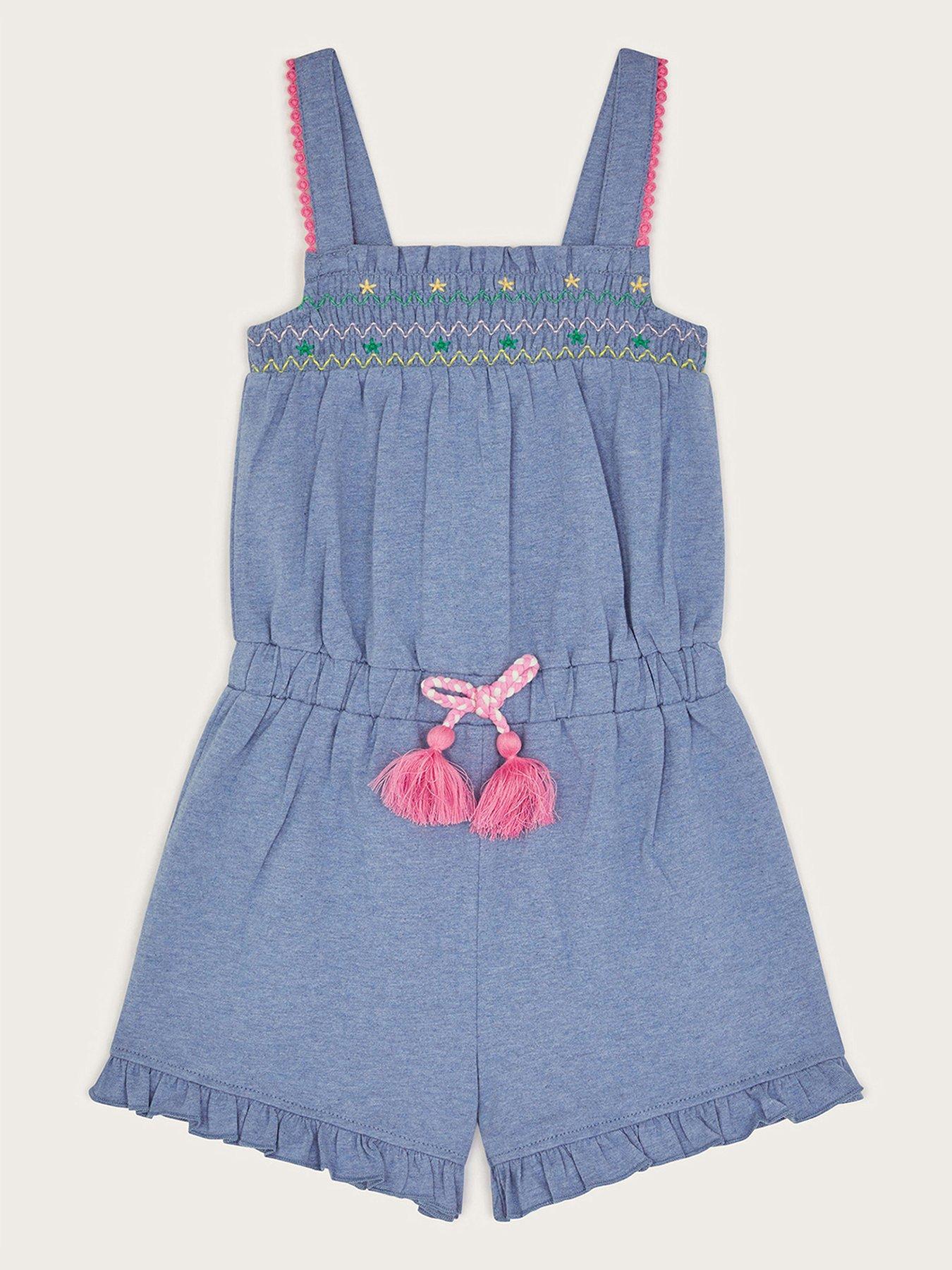 monsoon-girls-marl-embroidered-playsuit-blue