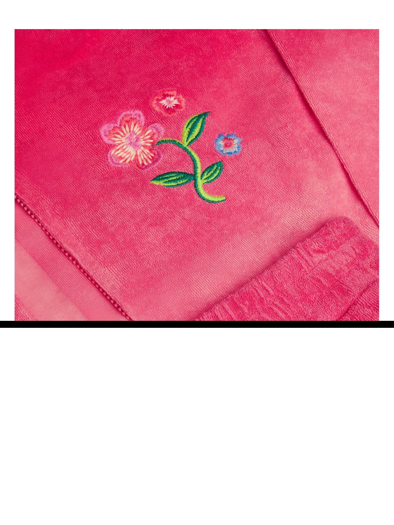  image of monsoon-girls-ombre-towelling-zip-through-set-pink
