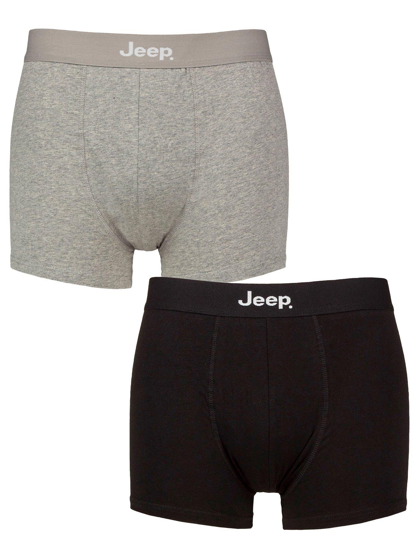 Image 1 of 3 of Jeep Plain Hipster Trunks 2 Pack - Multi