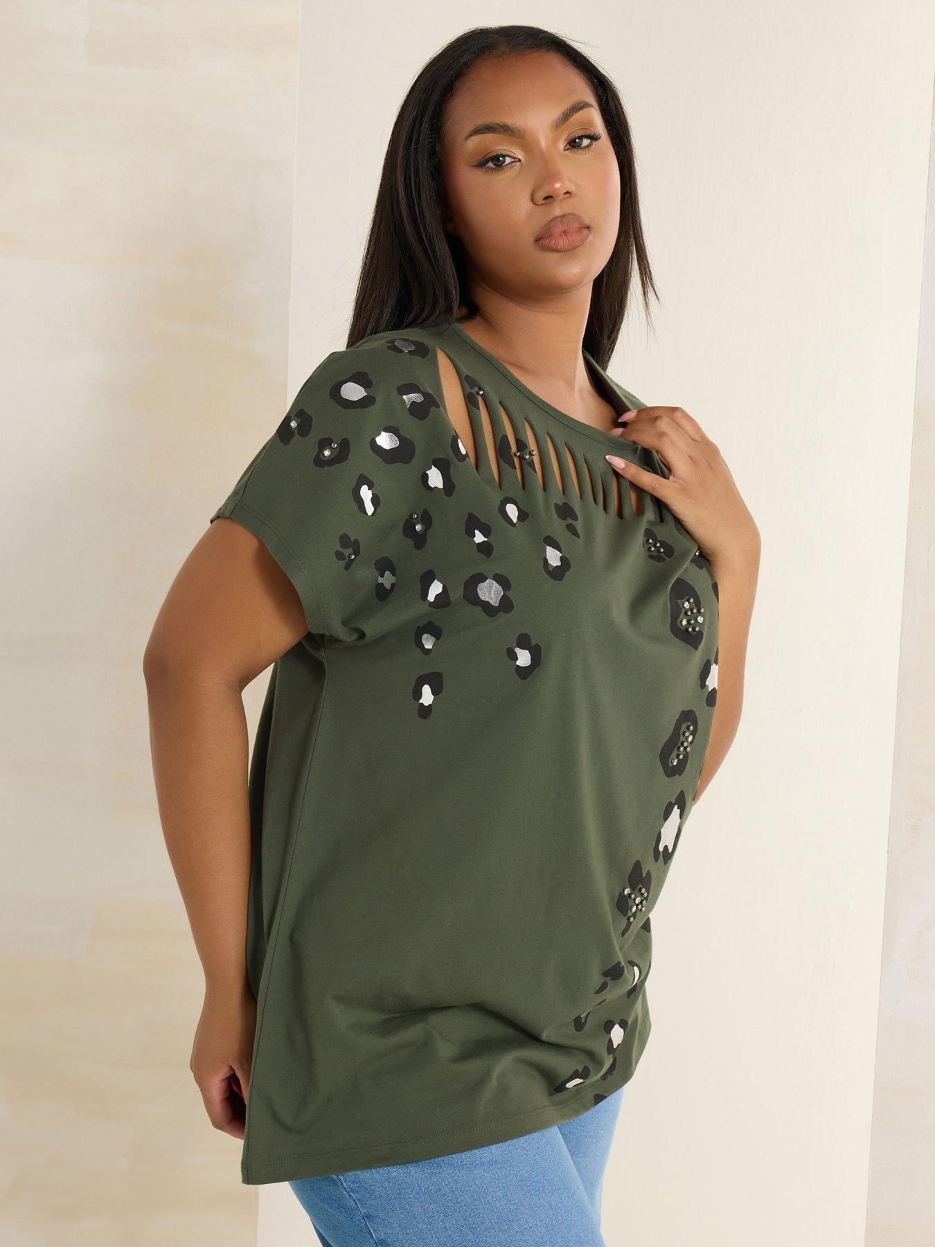  image of yours-curve-laser-cut-out-t-shirt