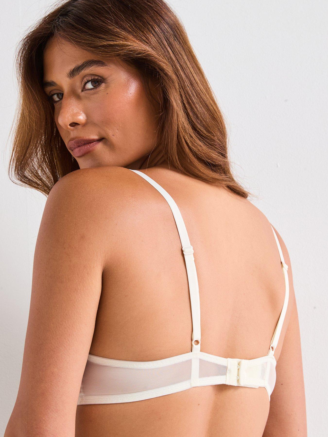  image of dorina-lincolnnbsp-nbsp2pk-light-padded-plunge-bra-blueivory