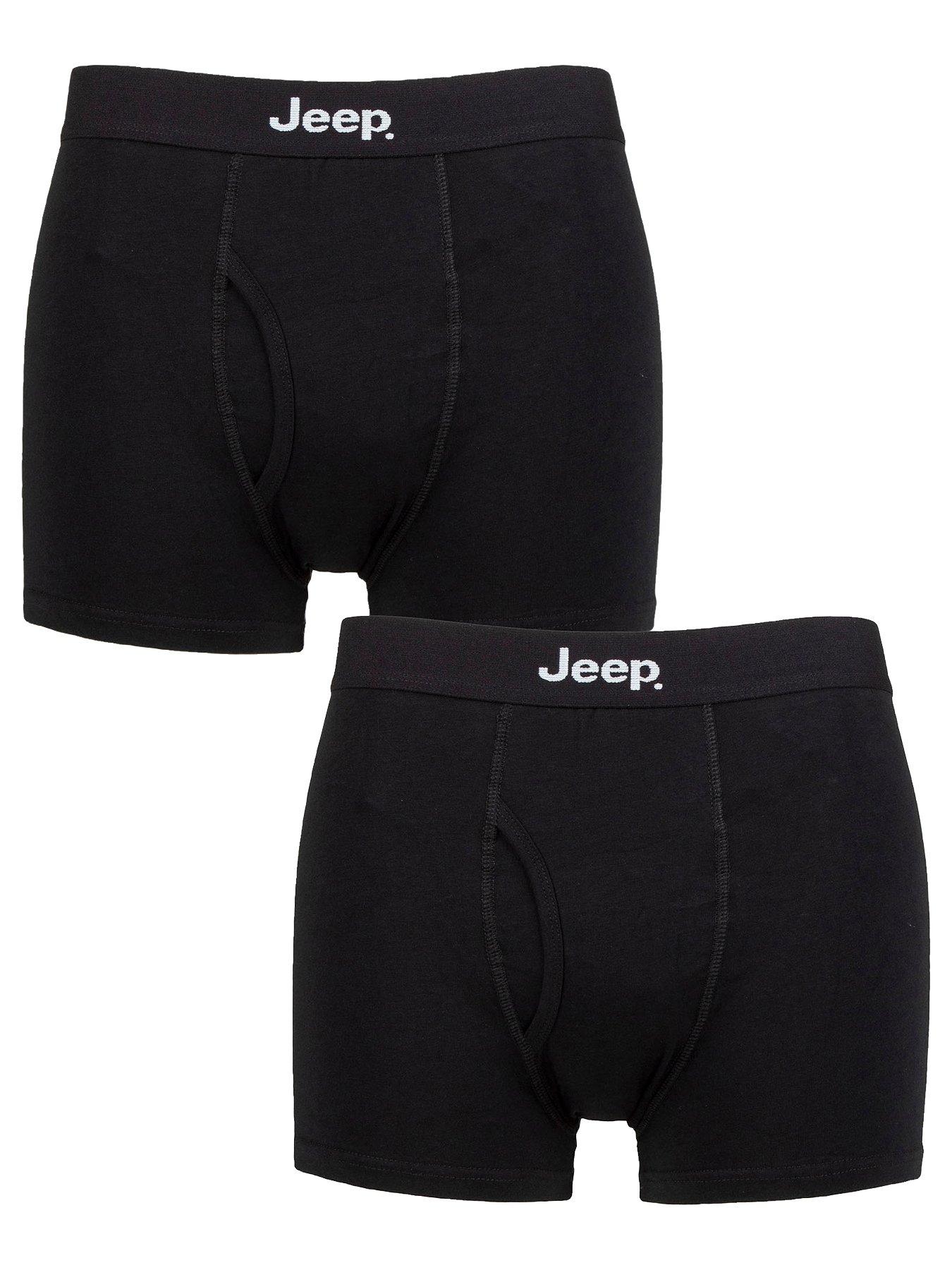Image 1 of 3 of Jeep Plain Keyhole Trunks 2 Pack - Black