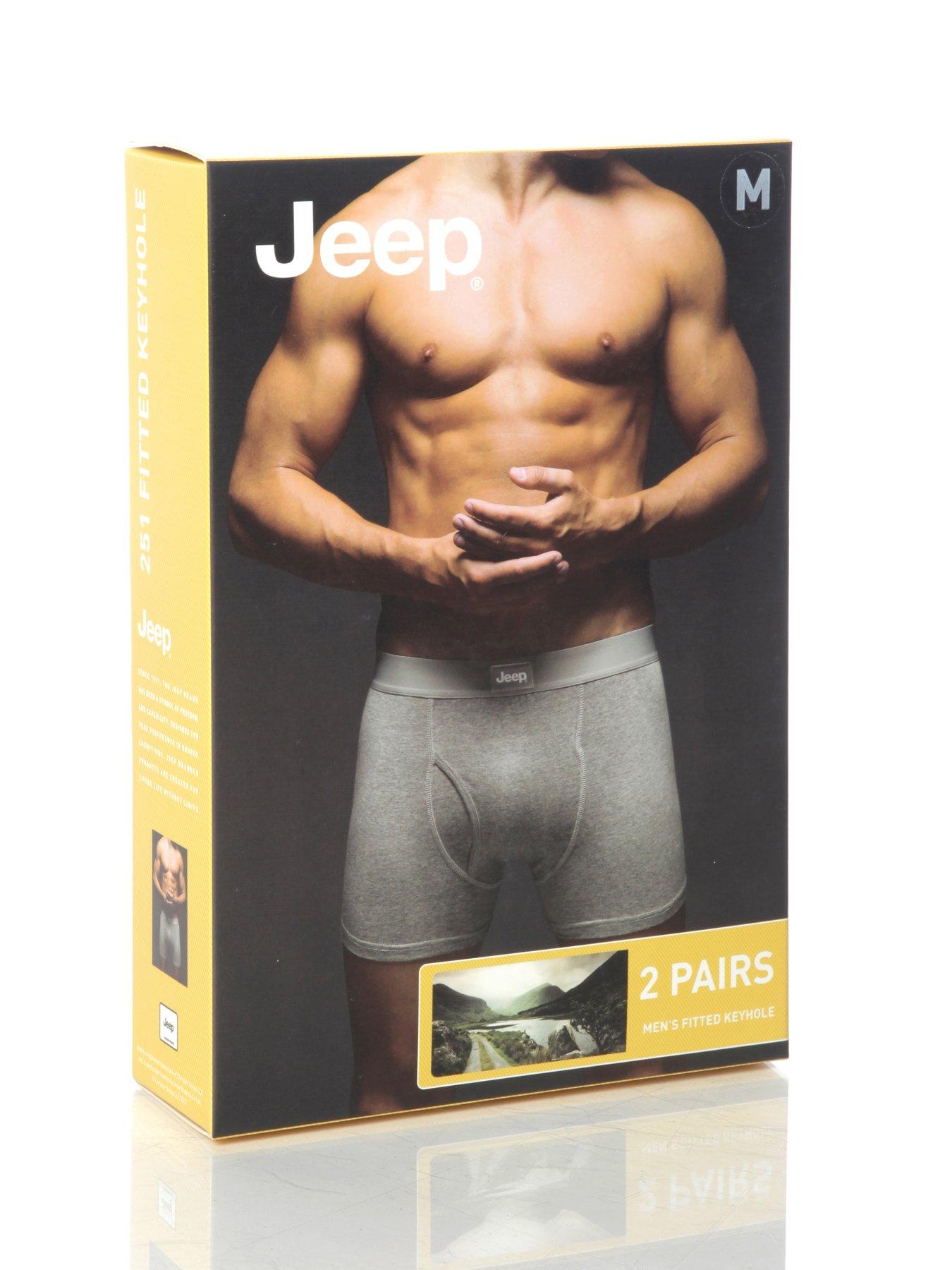 Image 2 of 3 of Jeep Plain Keyhole Trunks 2 Pack - Black