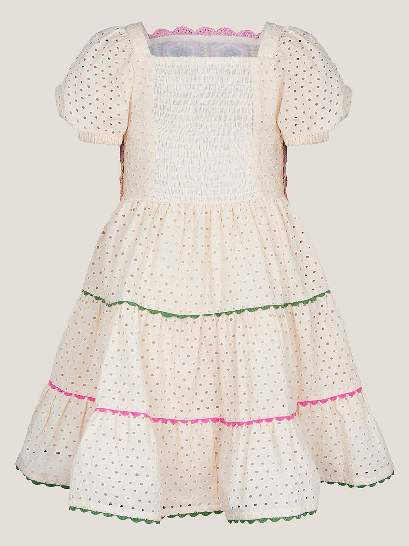  image of monsoon-girls-crochet-yoke-broderie-dress-light-cream