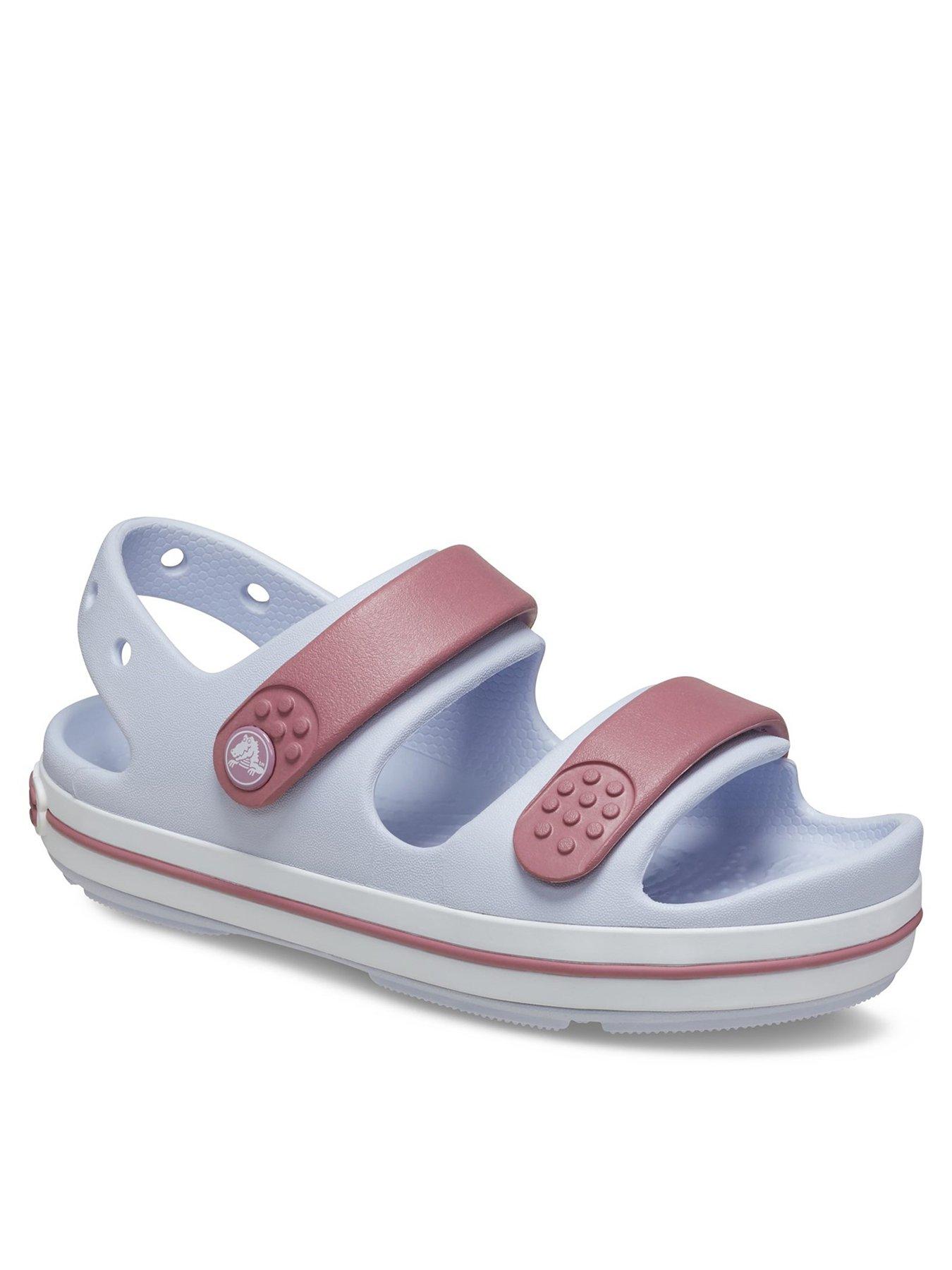 Image 2 of 6 of Crocs Toddler Crocband Cruiser Sandal - Silver