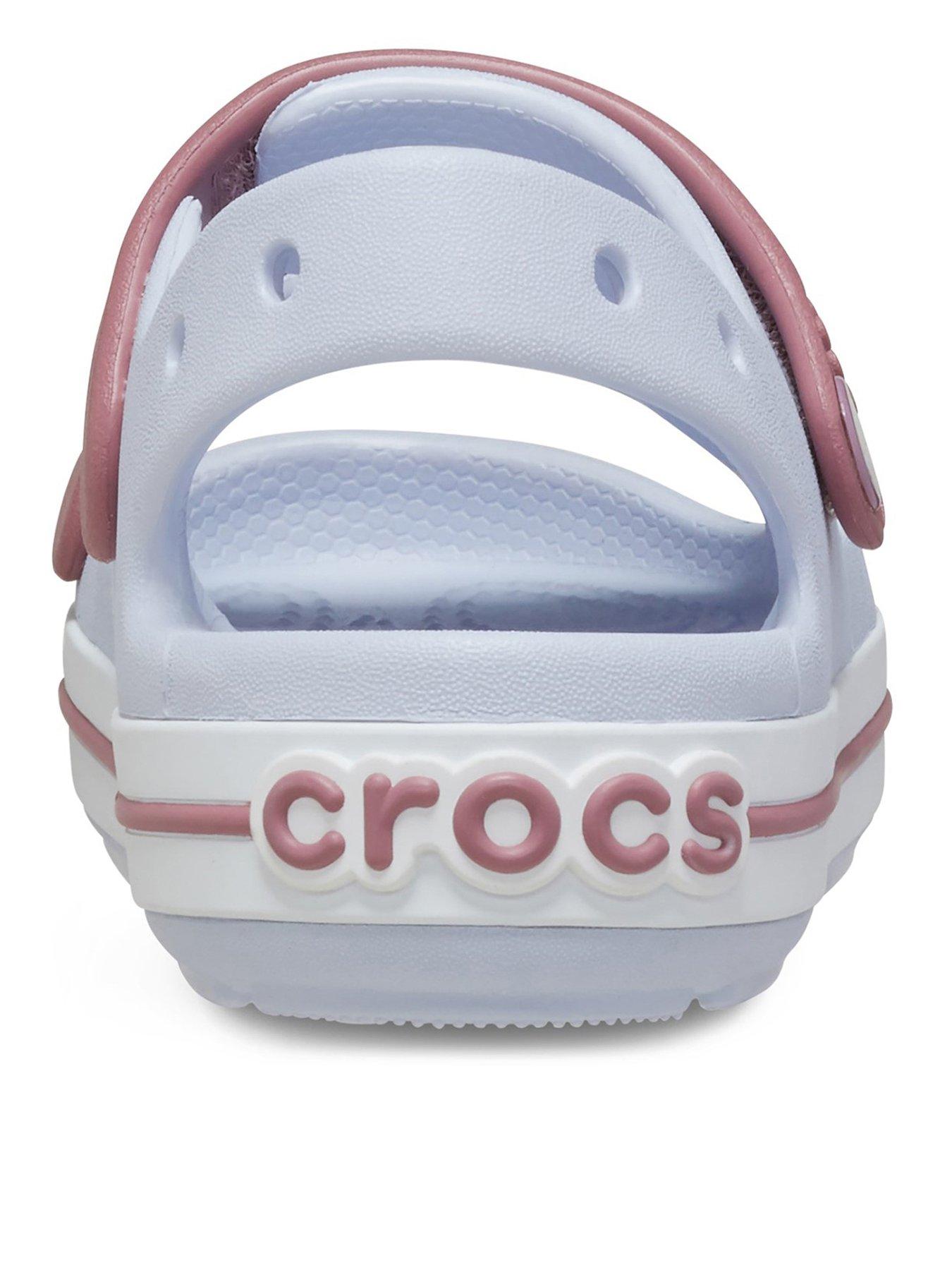 Image 3 of 6 of Crocs Toddler Crocband Cruiser Sandal - Silver