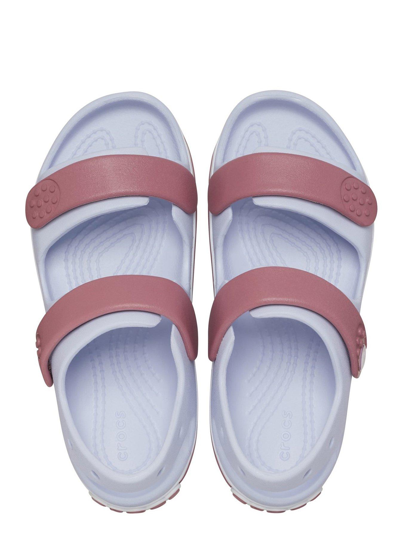 Image 4 of 6 of Crocs Toddler Crocband Cruiser Sandal - Silver