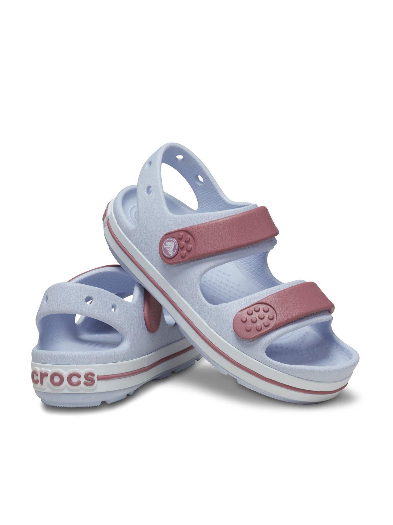 Image 6 of 6 of Crocs Toddler Crocband Cruiser Sandal - Silver
