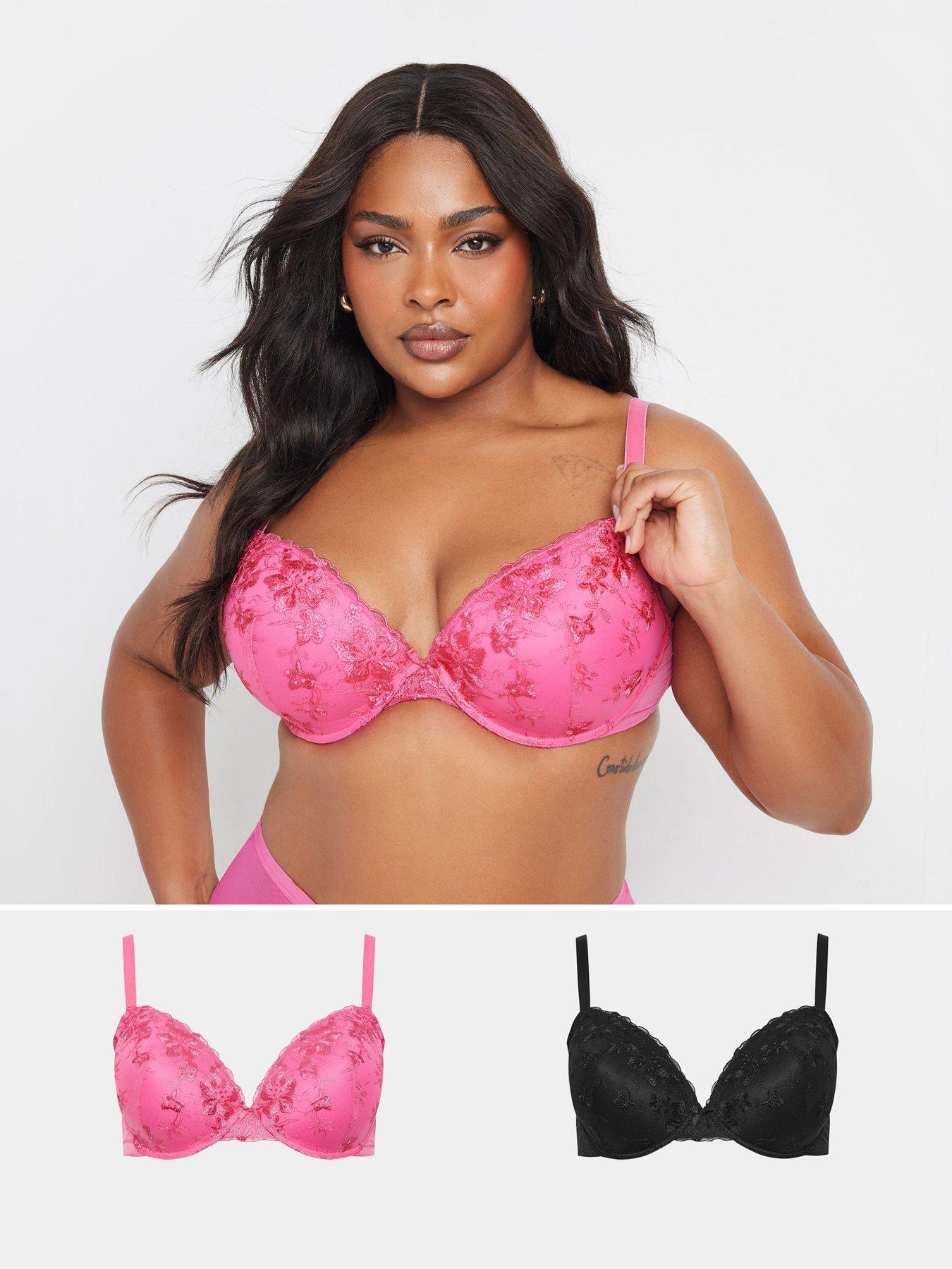 yours-curve-2-pack-embroidered-padded-bra-pink