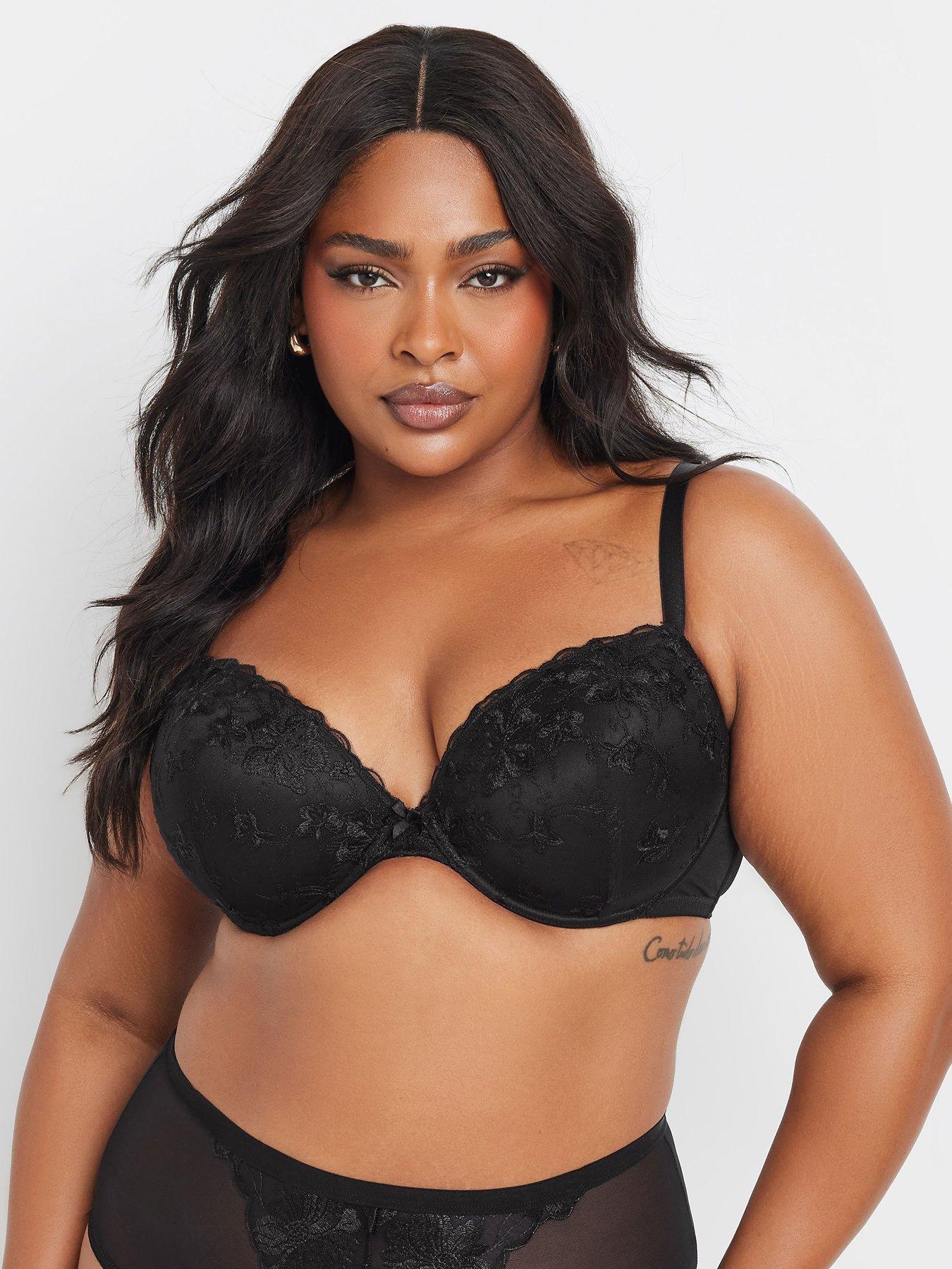  image of yours-curve-2-pack-embroidered-padded-bra