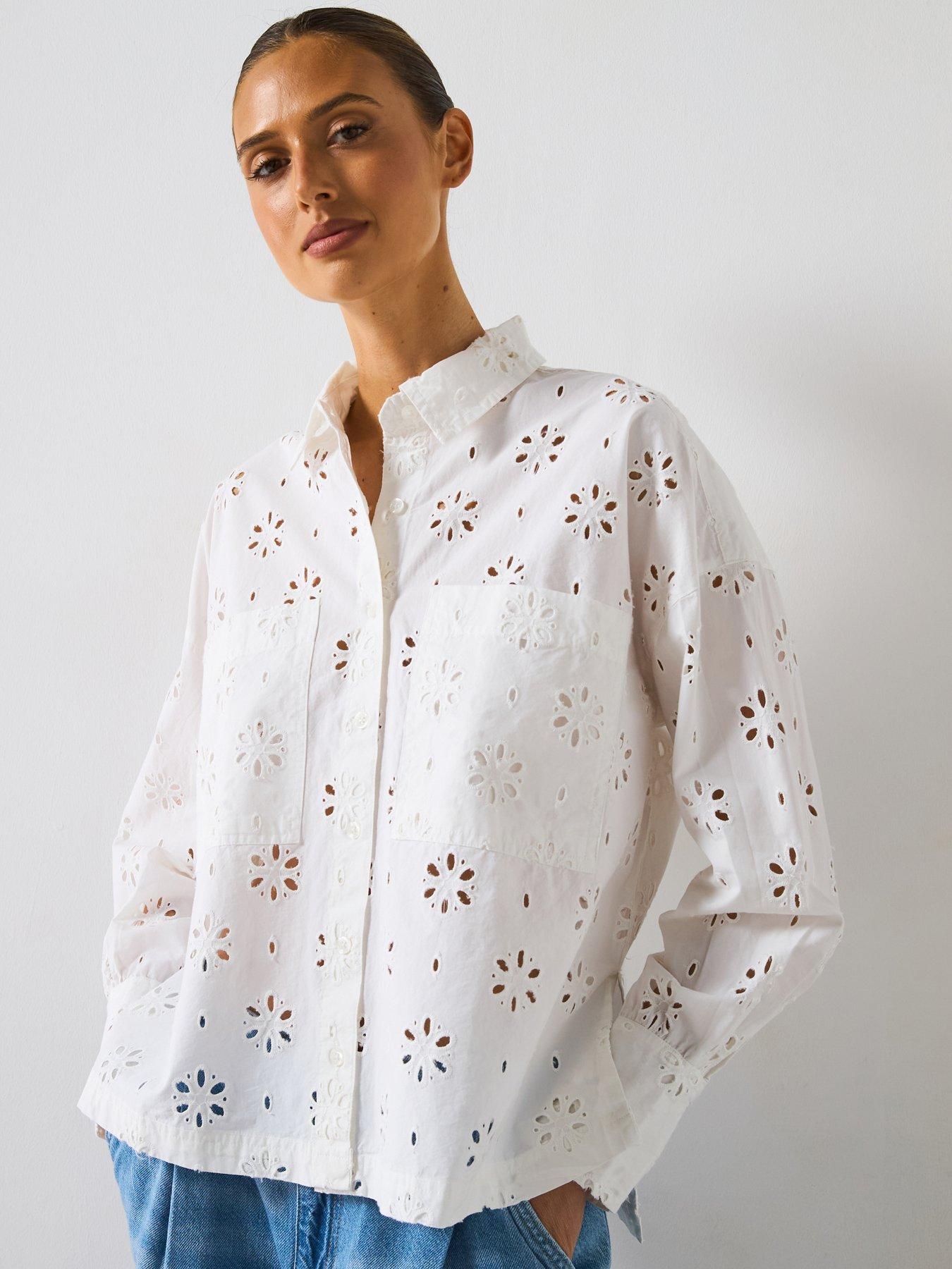 Barbour Melissa Shirt - White