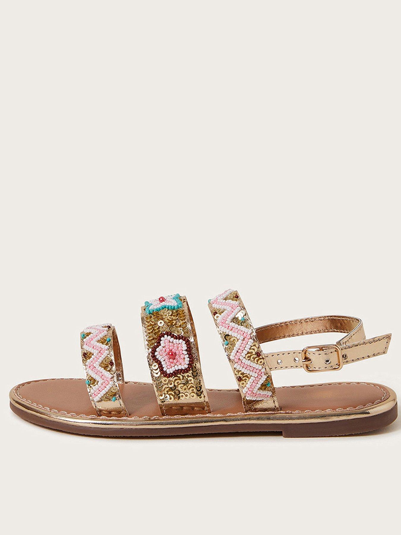 monsoon-girls-embellished-strappy-metallic-sandals-pink