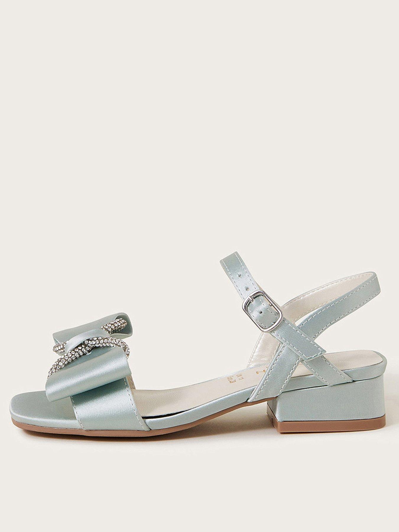 monsoon-girls-diamante-bow-satin-sandals-green