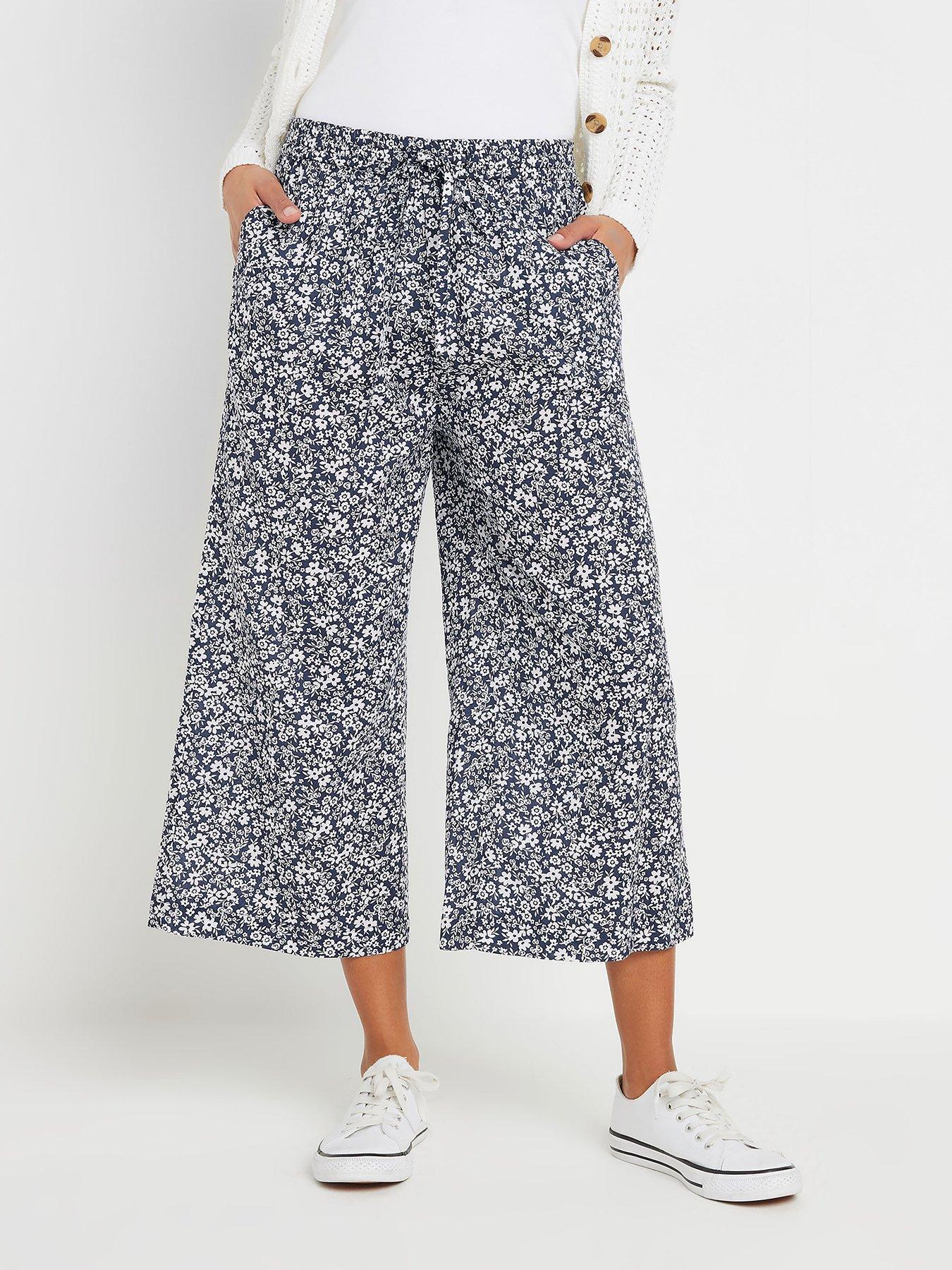undefined Culotte Navy Floral