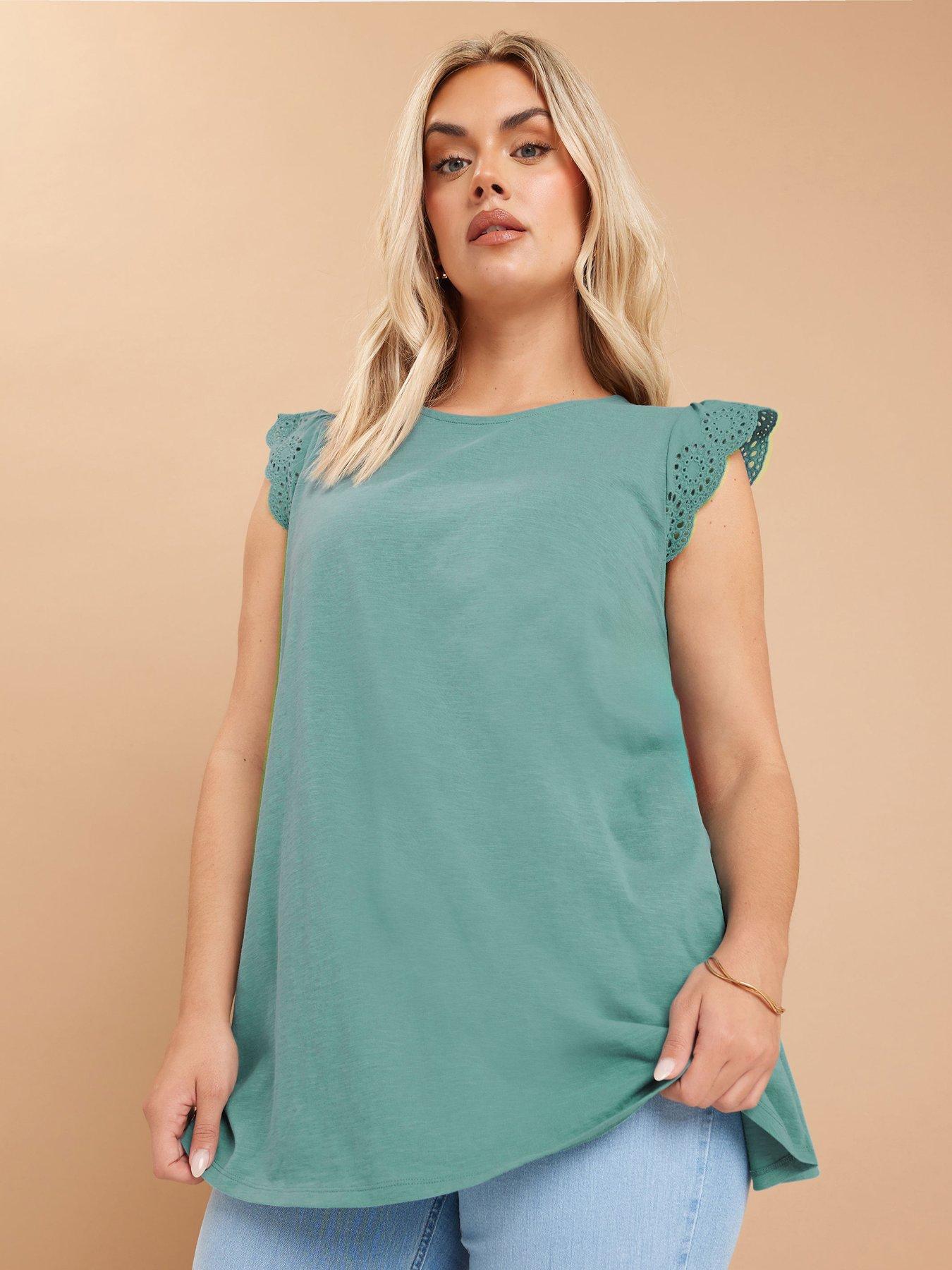 yours-curve-anglaise-frill-vest