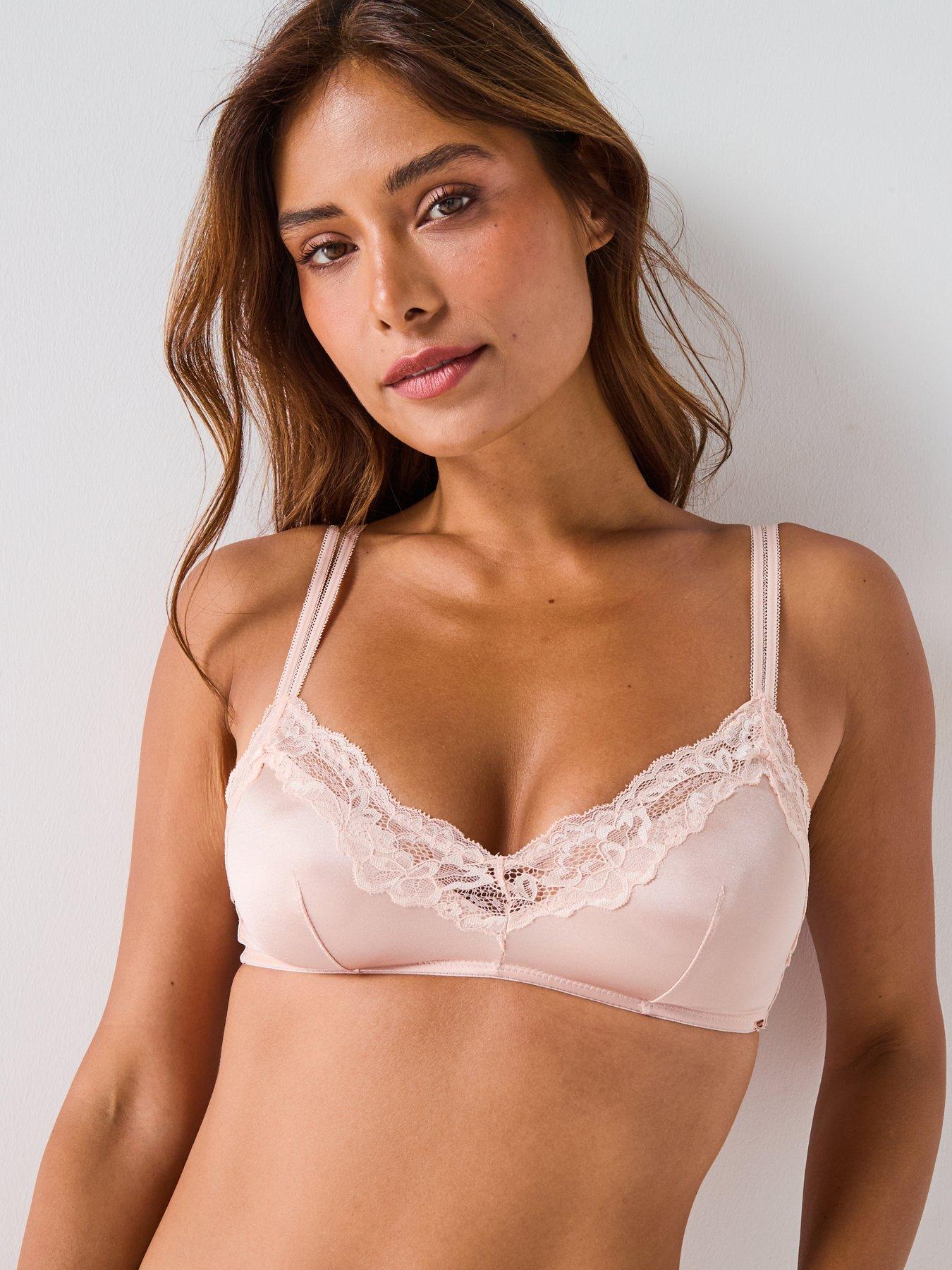  image of dorina-origins-shiny-micro-non-padded-bralette-pink