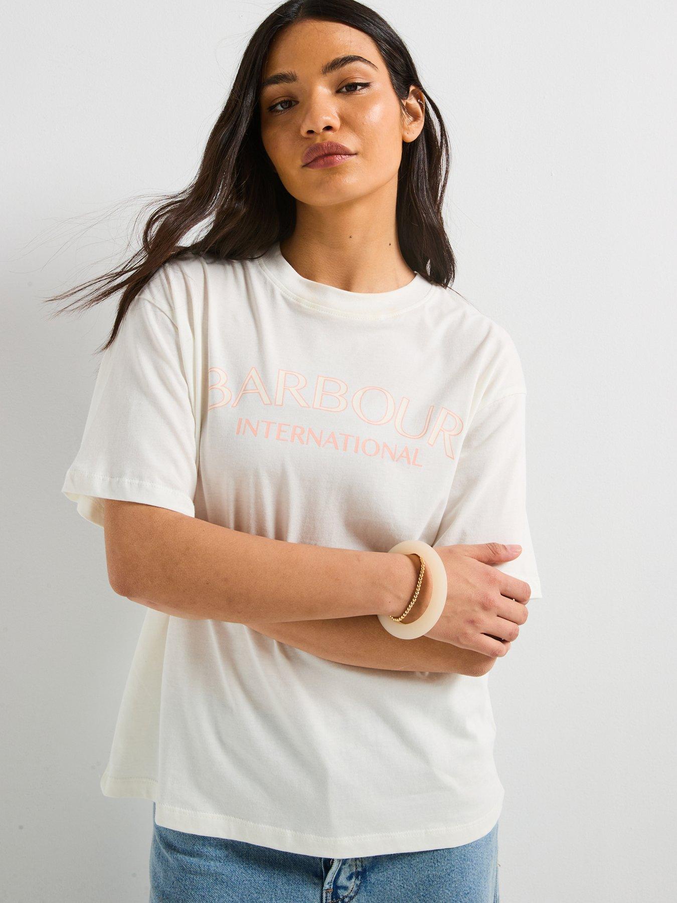 Image 1 of 5 of Barbour International Cali T-Shirt - Beige