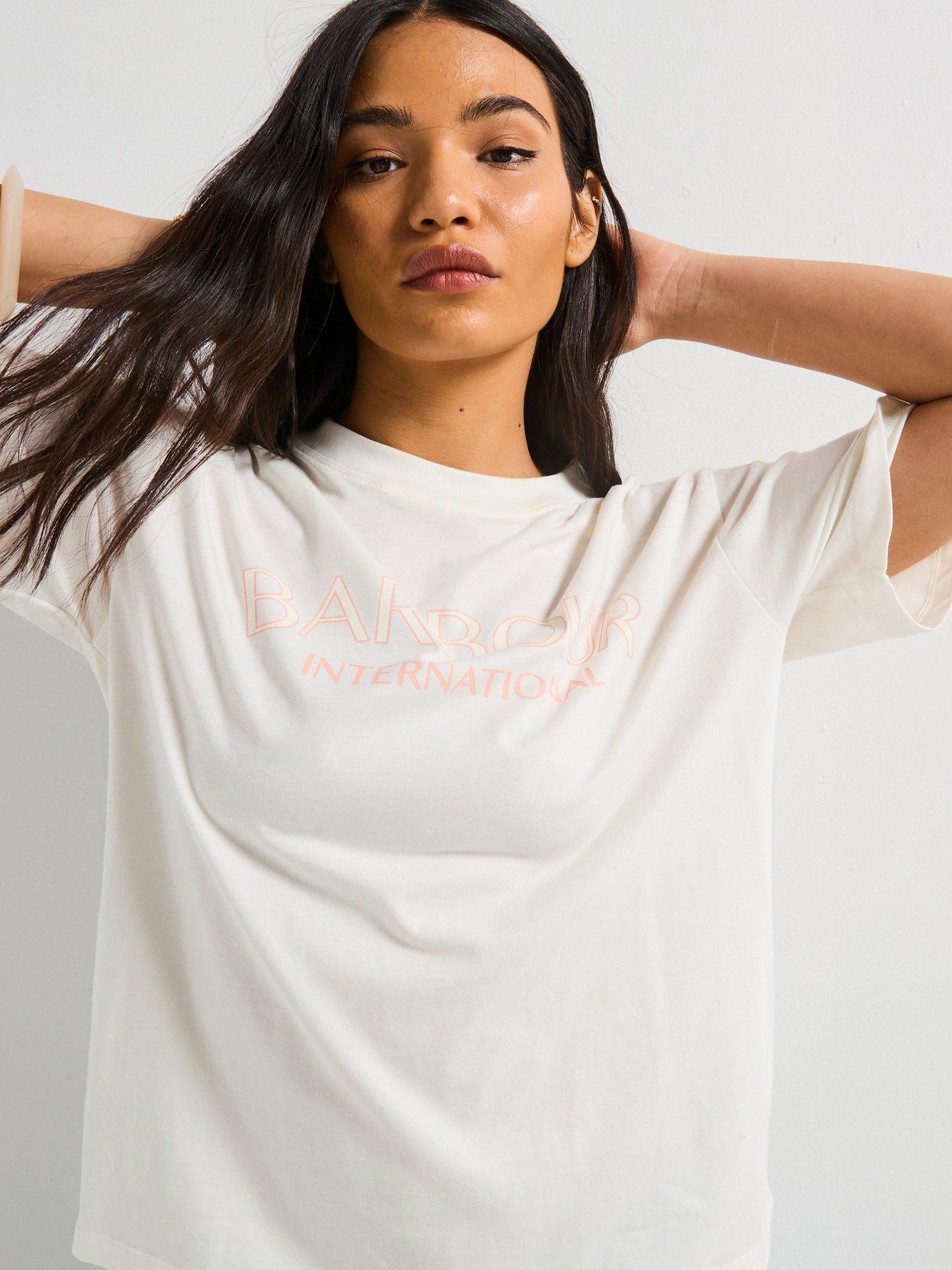 Image 4 of 5 of Barbour International Cali T-Shirt - Beige