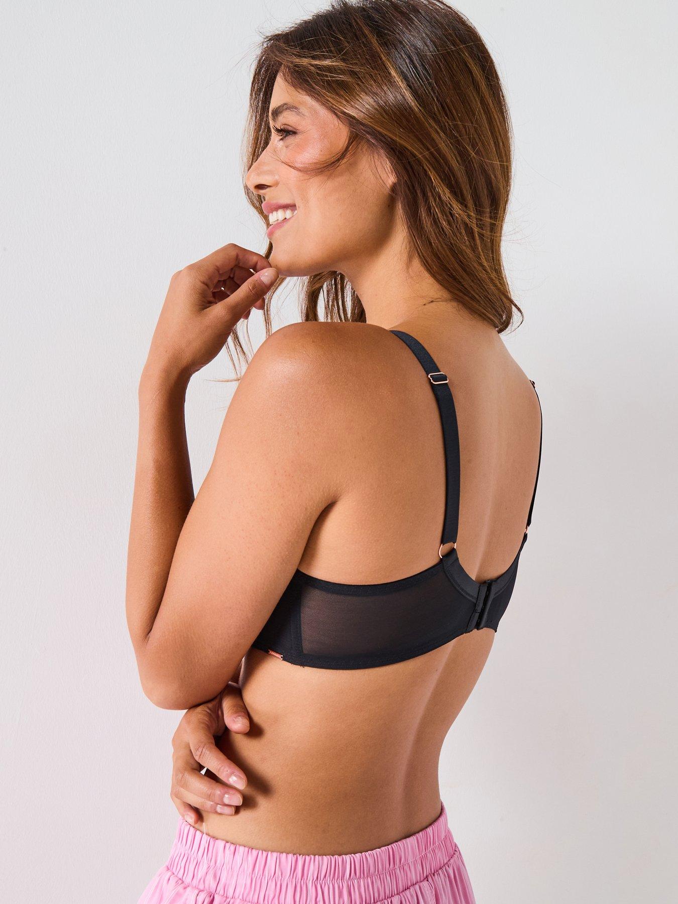 stillFront image of dorina-emory-non-padded-wired-bra-black