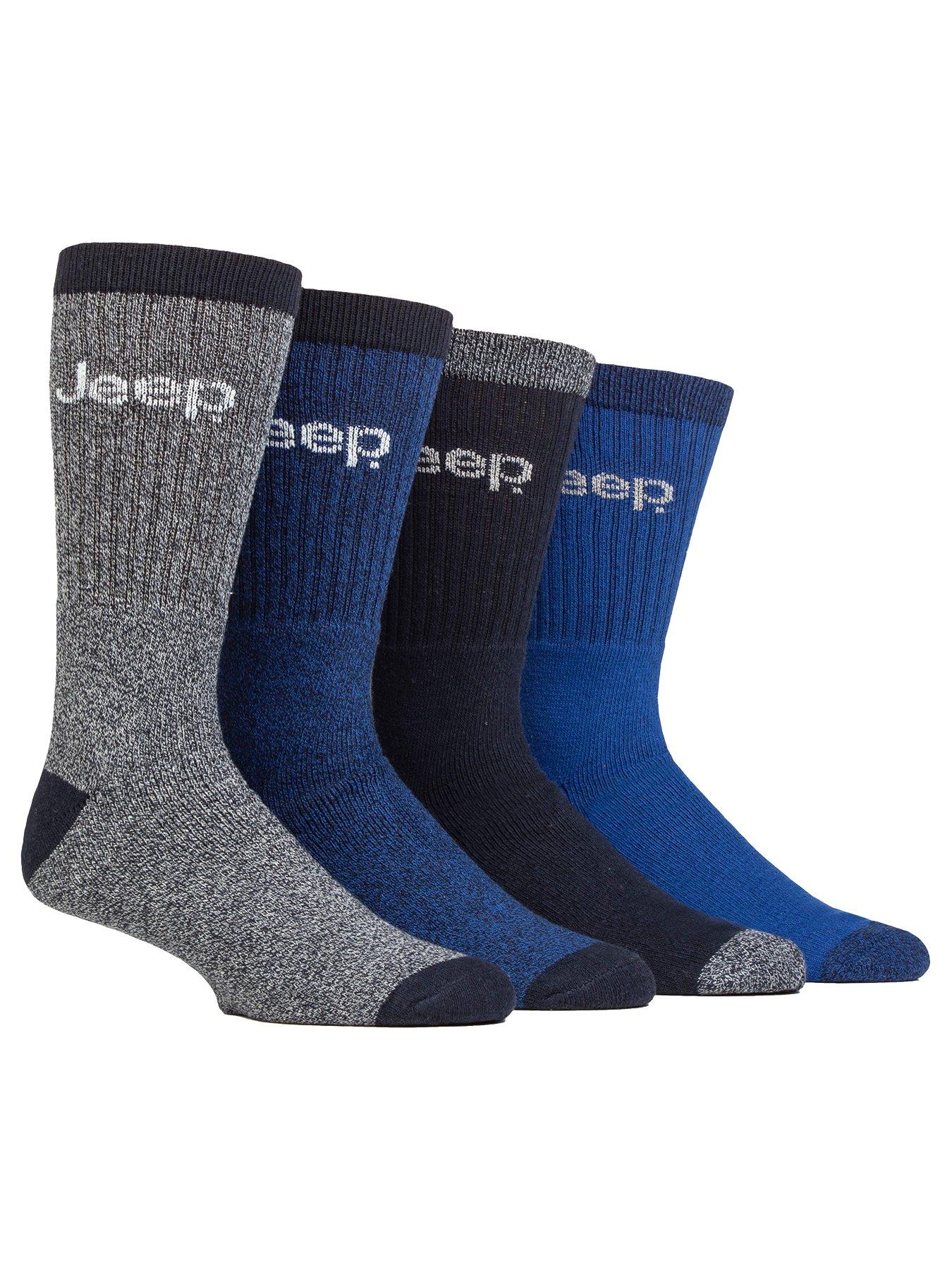 Image 1 of 1 of Jeep Marl Cotton Boot Crew Socks 4 Pack