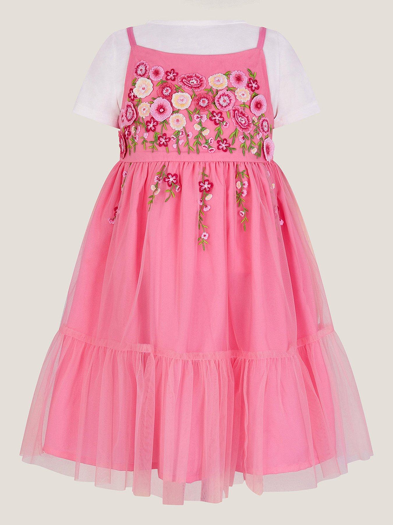 monsoon-girls-floral-embroidered-tulle-dress-and-t-shirt-set-pink