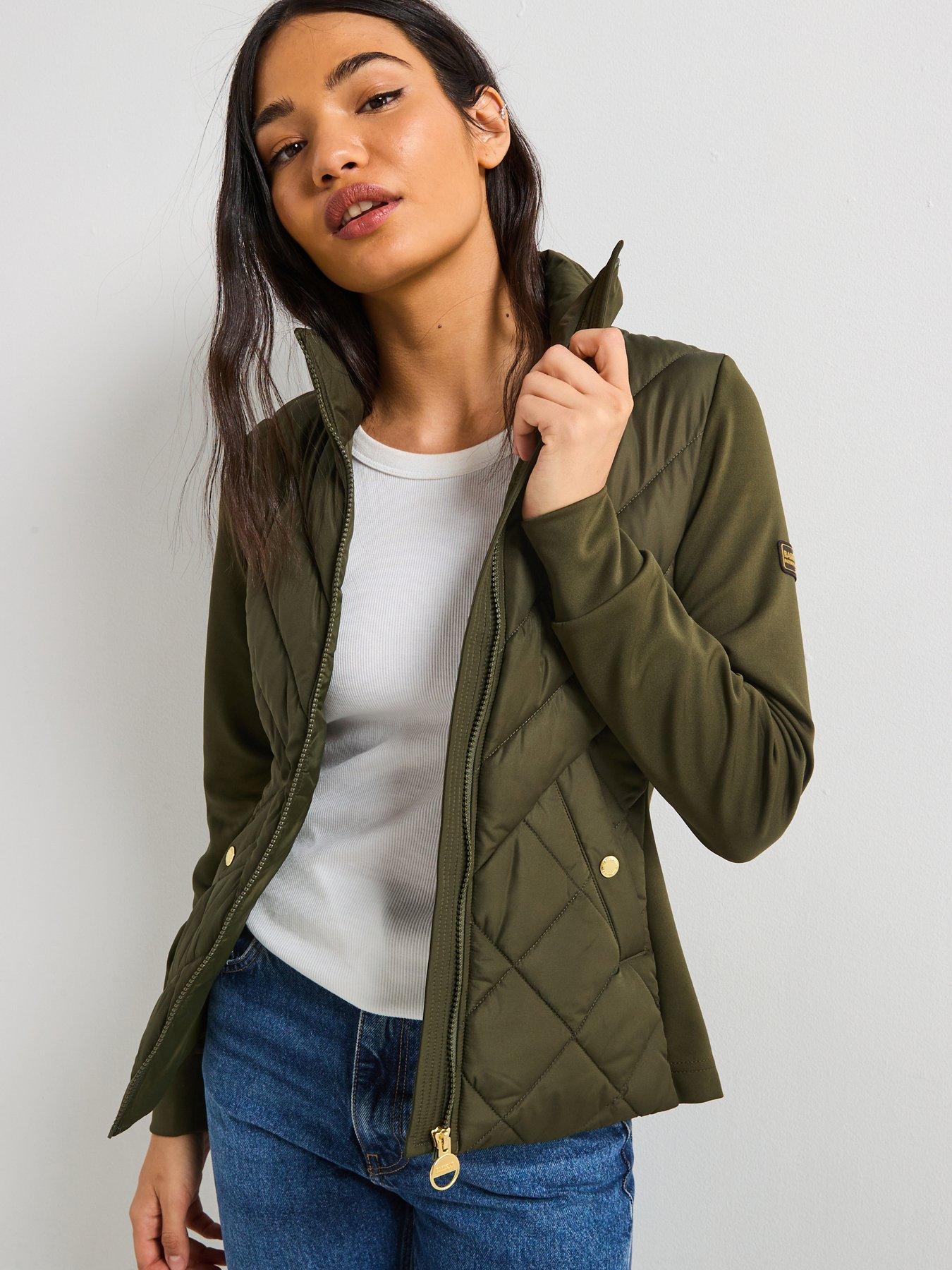 undefined Natalia Quilted Sweat - Green