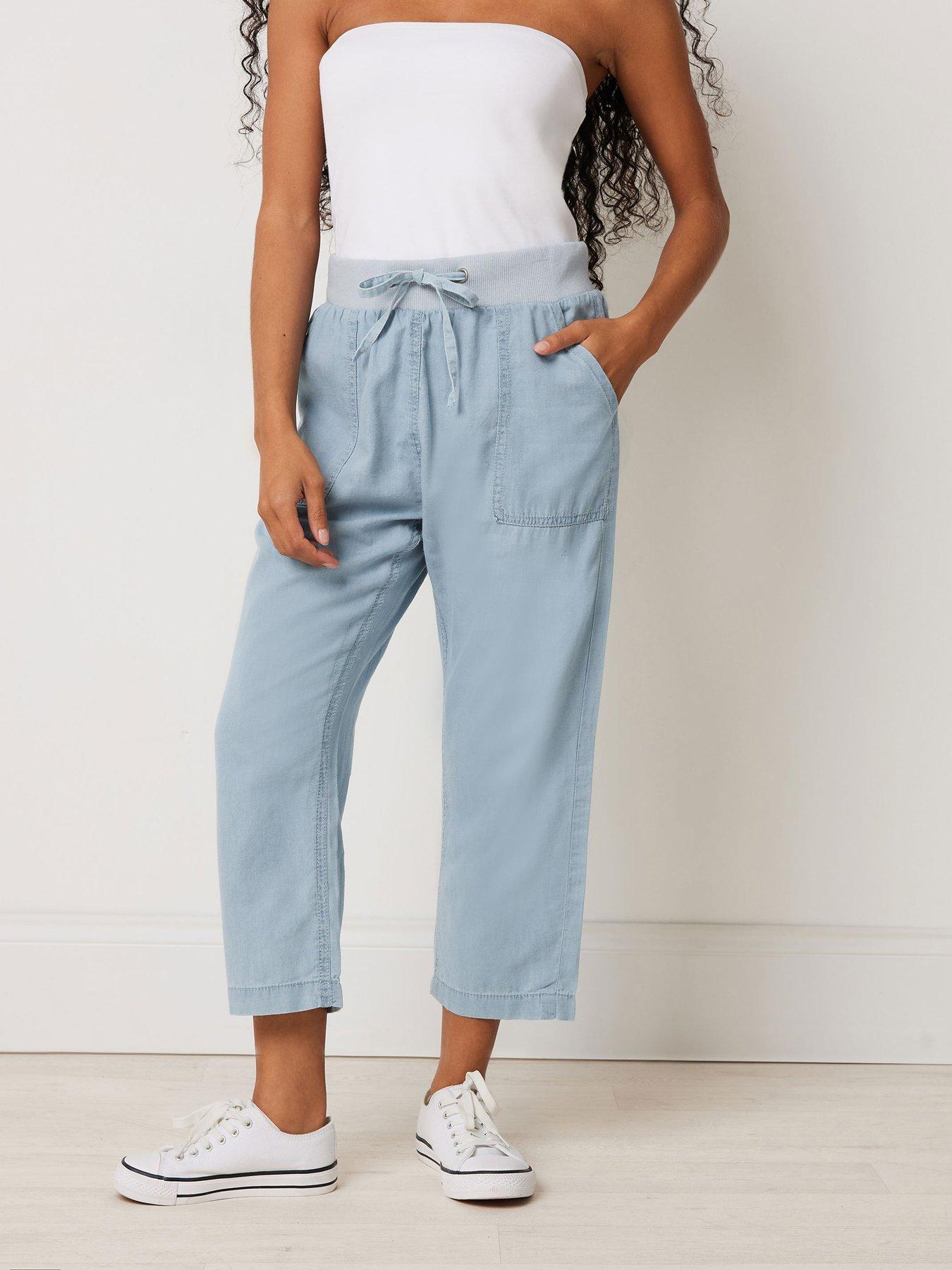 mco-petite-petite-rib-tie-waist-crop-trouser