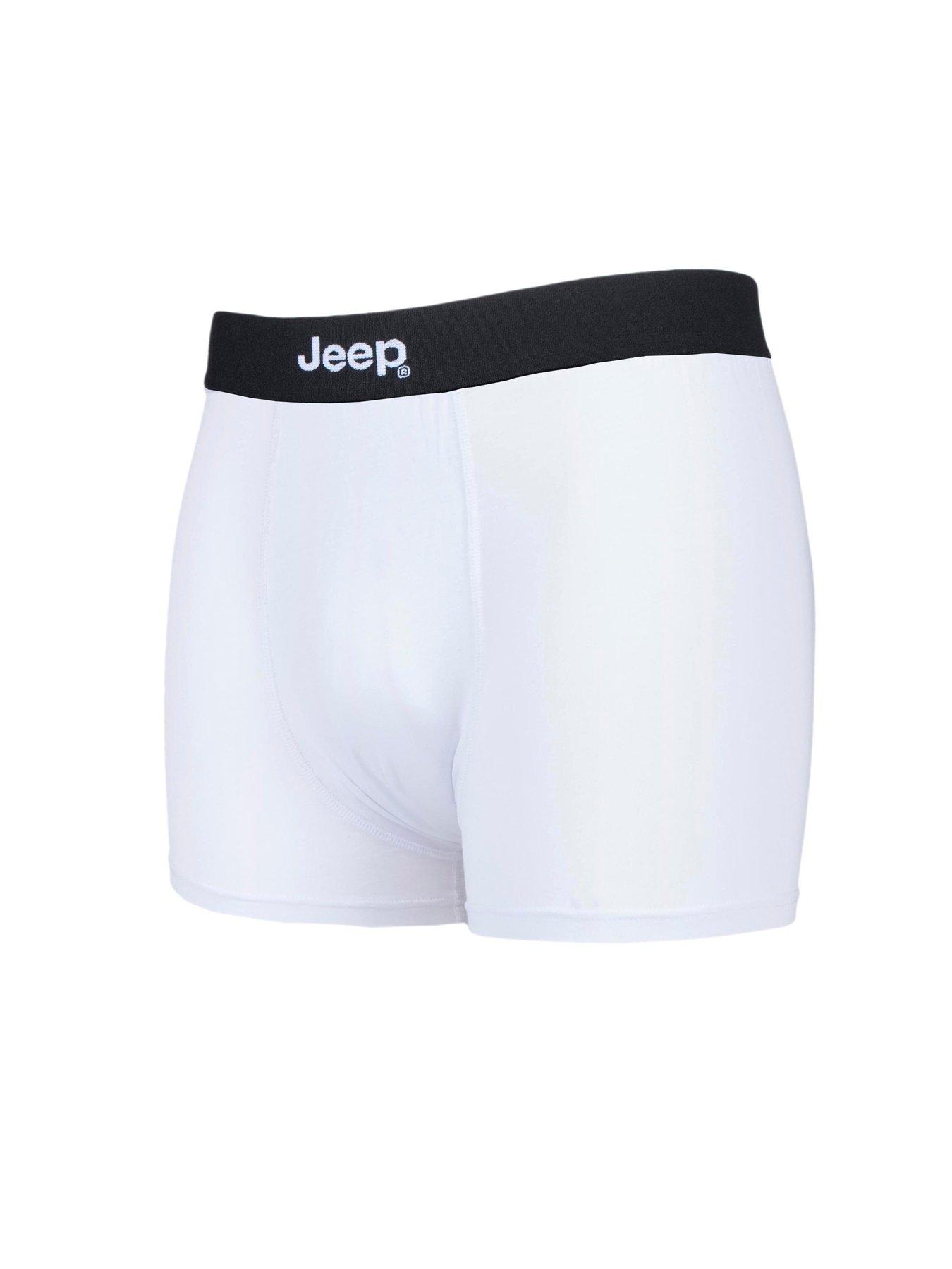  image of sockshop-jeep-plain-bamboo-trunks-2-pack-black
