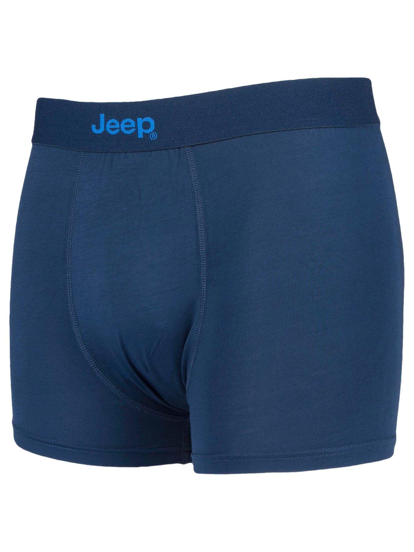 Image 1 of 2 of Jeep Stripe Bamboo Trunks 2 Pack - Navy