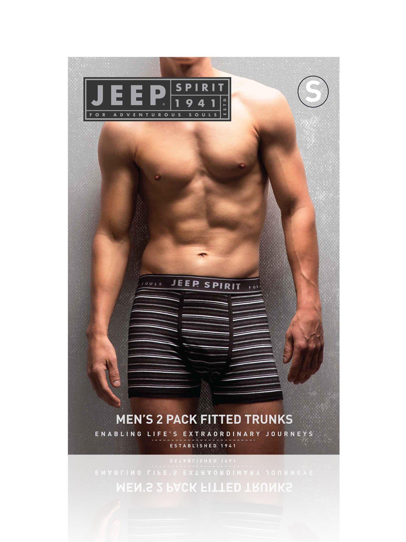 Image 3 of 3 of Jeep Spirit Knitted Trunks 2 Pack - Multi