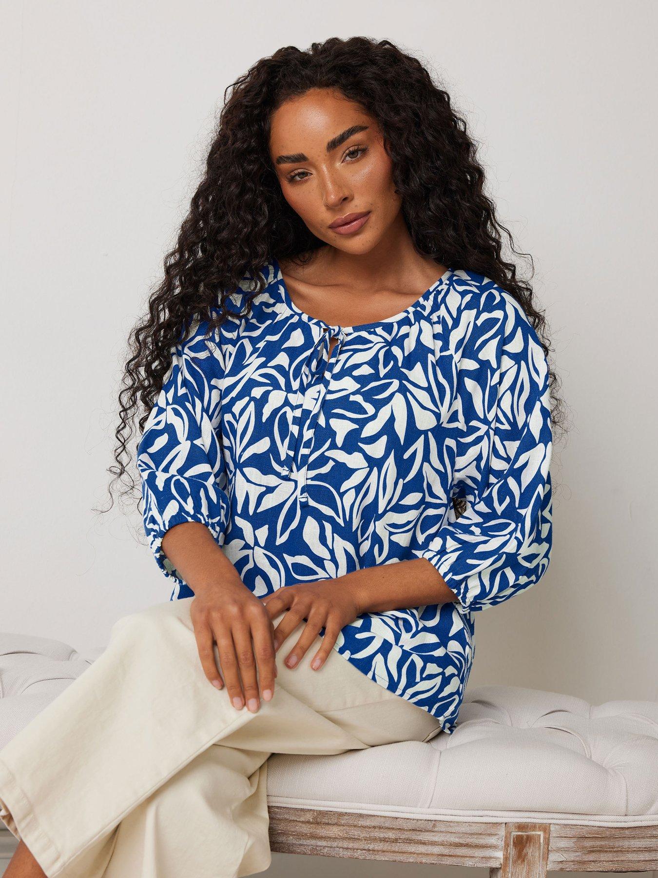 mco-petite-petite-long-sleeve-tie-neck-top