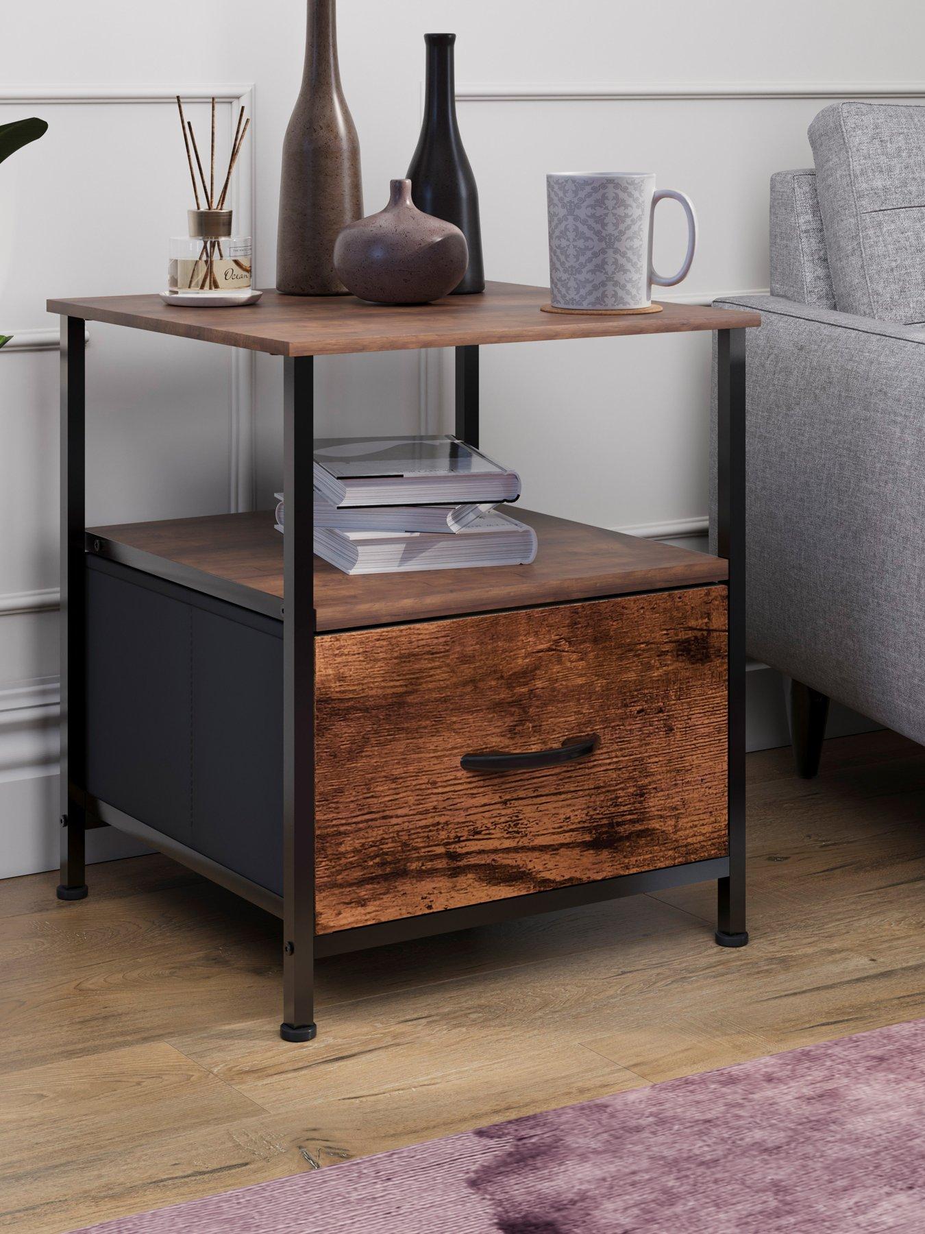  image of vida-designs-chorley-1-drawer-fabric-chest