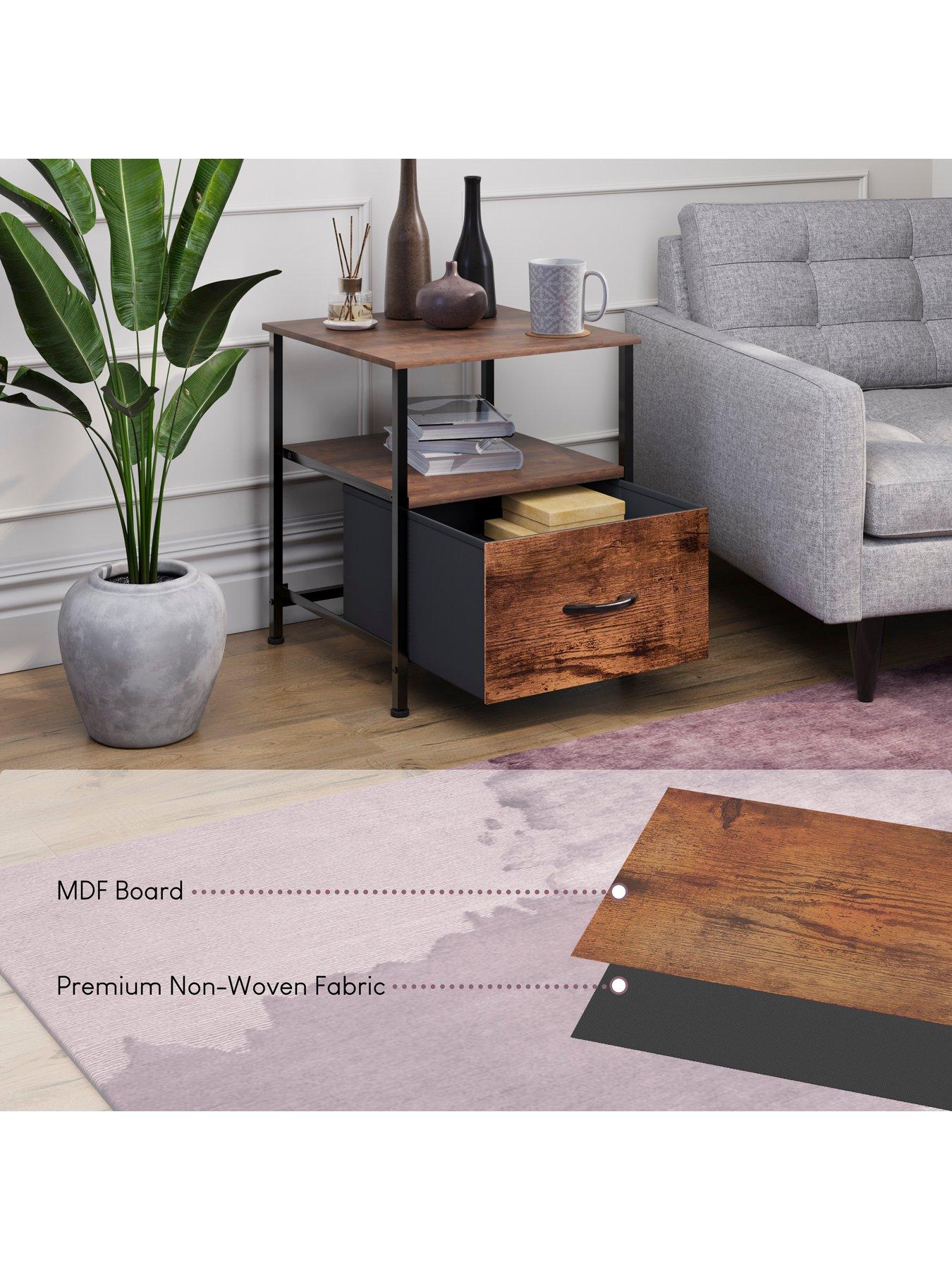  image of vida-designs-chorley-1-drawer-fabric-chest