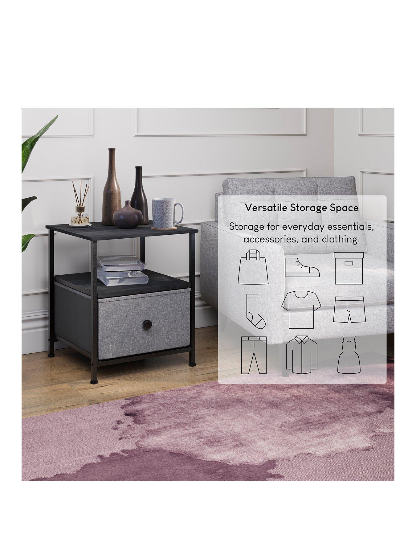 Image 3 of 6 of Vida Designs Chorley 1 Drawer Fabric Chest