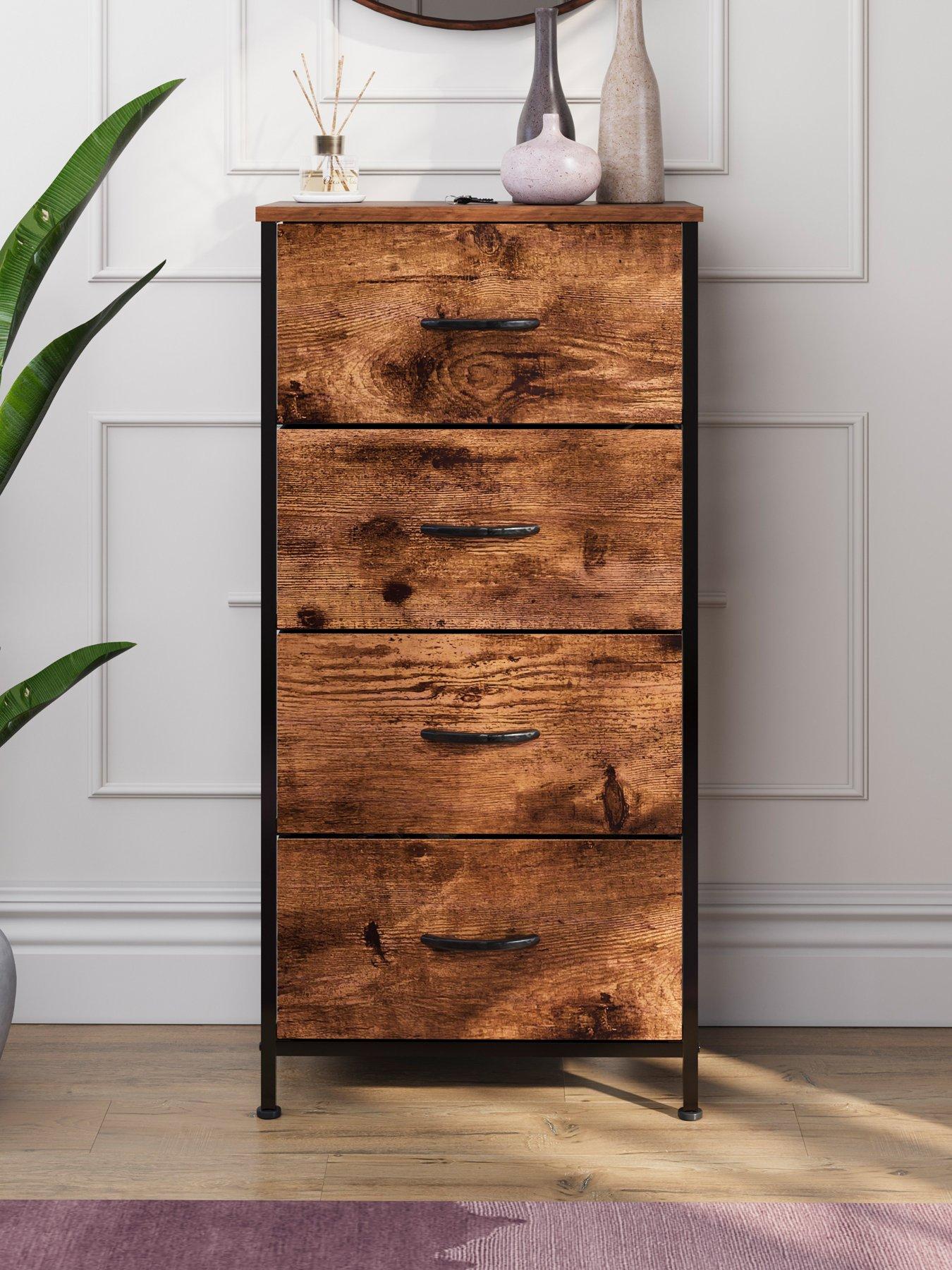 Vida Designs Chorley 4 Drawer Fabric Chest