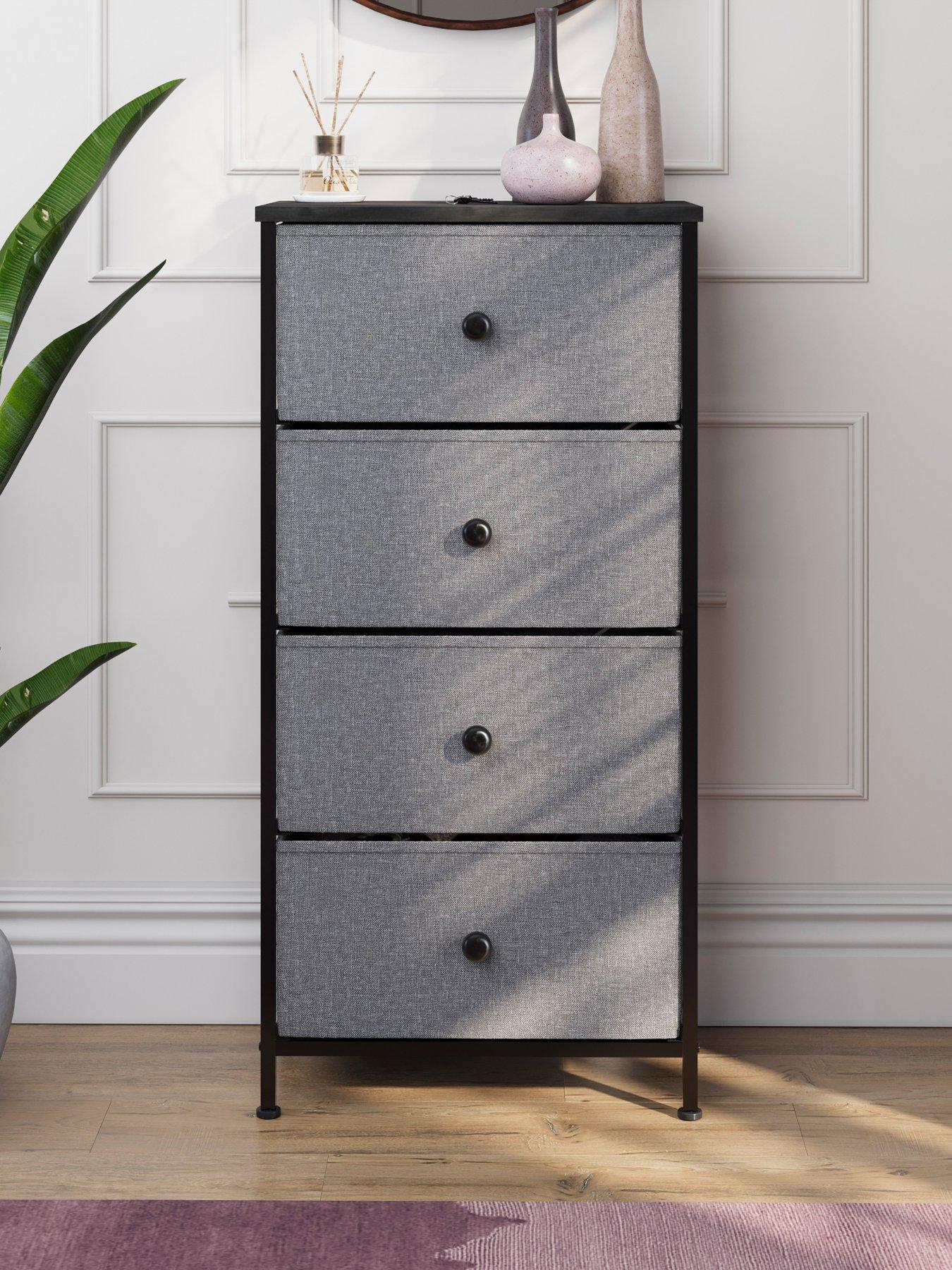 Image 1 of 6 of Vida Designs Chorley 4 Drawer Fabric Chest