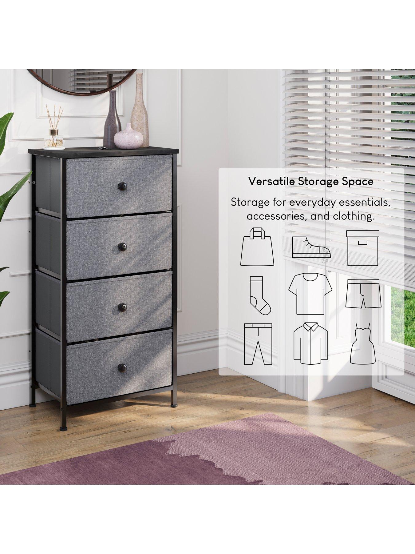 Image 5 of 6 of Vida Designs Chorley 4 Drawer Fabric Chest