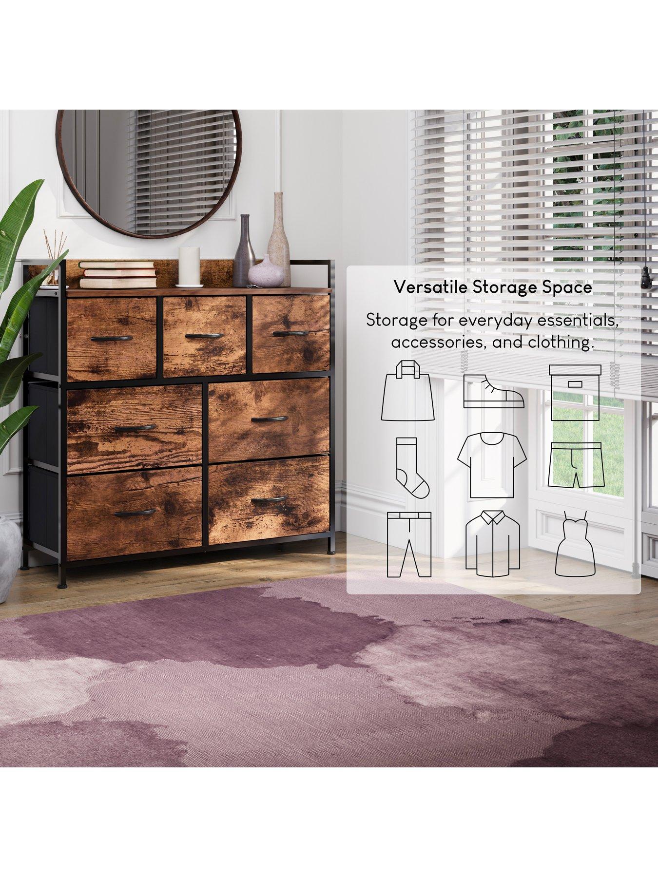 Image 5 of 6 of Vida Designs Chorley 7 Drawer Fabric Chest