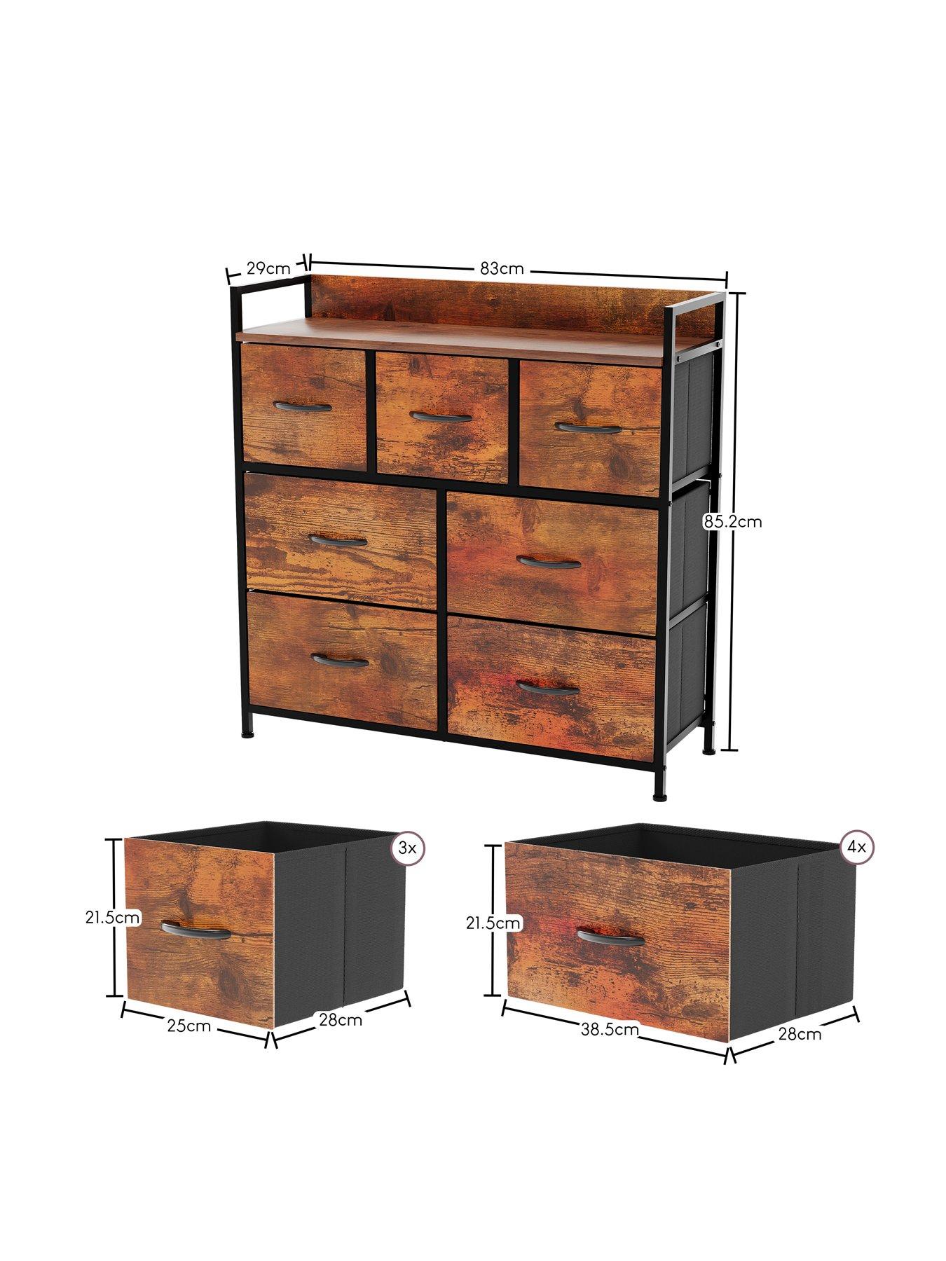 Image 6 of 6 of Vida Designs Chorley 7 Drawer Fabric Chest