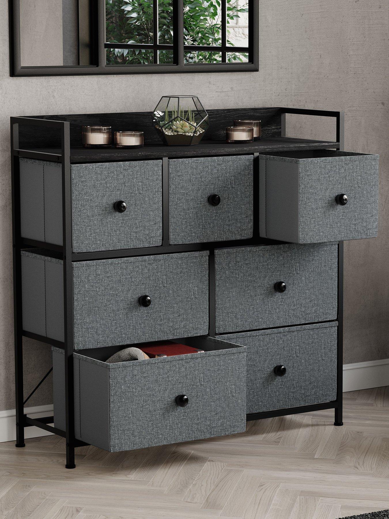 Image 3 of 7 of Vida Designs Chorley 7 Drawer Fabric Chest