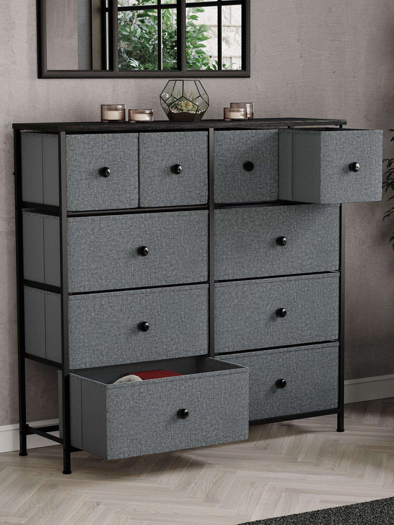 Image 3 of 7 of Vida Designs Chorley 10 Drawer Fabric Chest