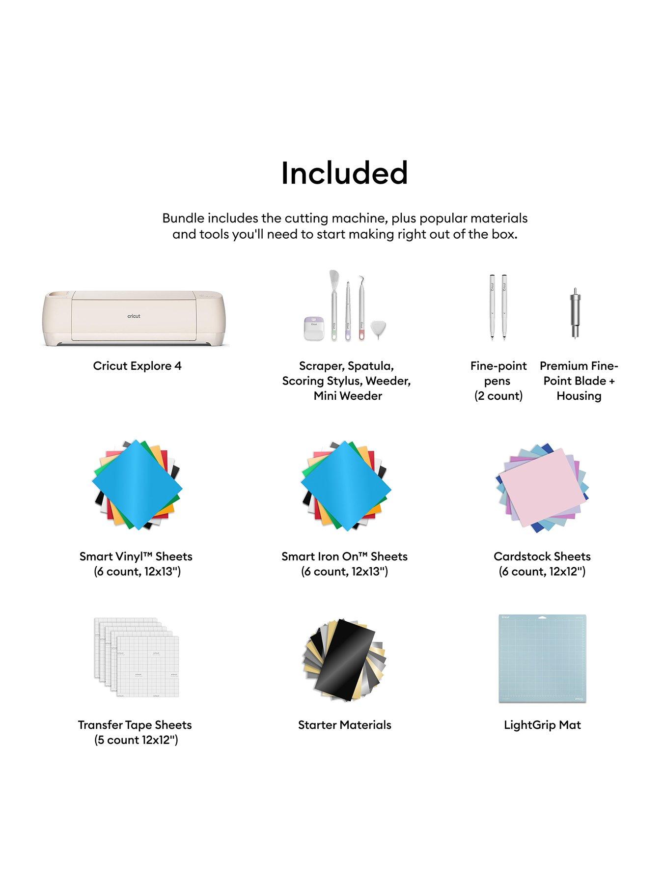  image of cricut-explore-4-essentials-bundle