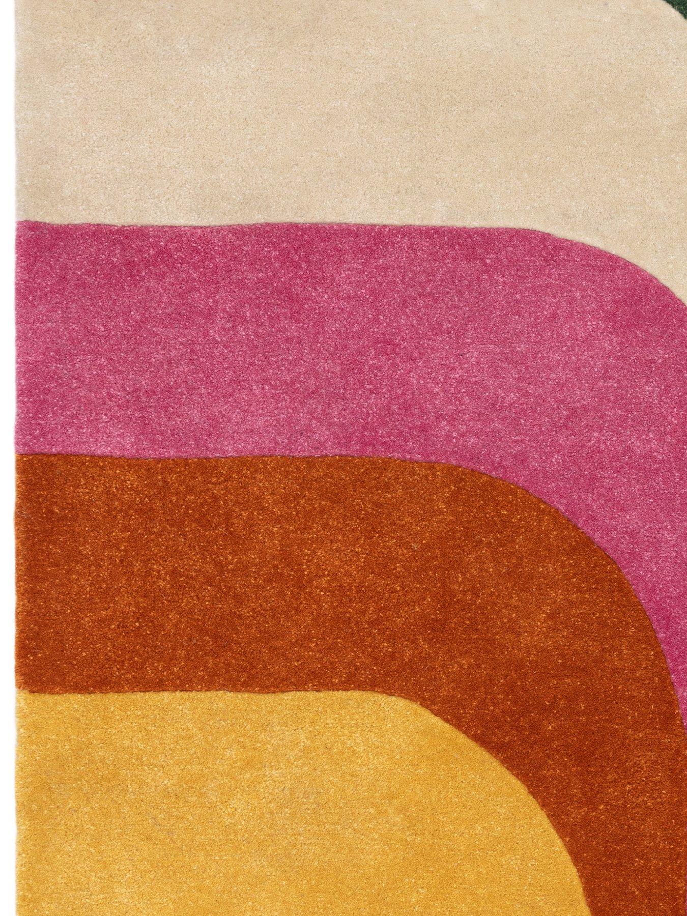 Image 4 of 6 of Asiatic Romy Retro Pink Rug