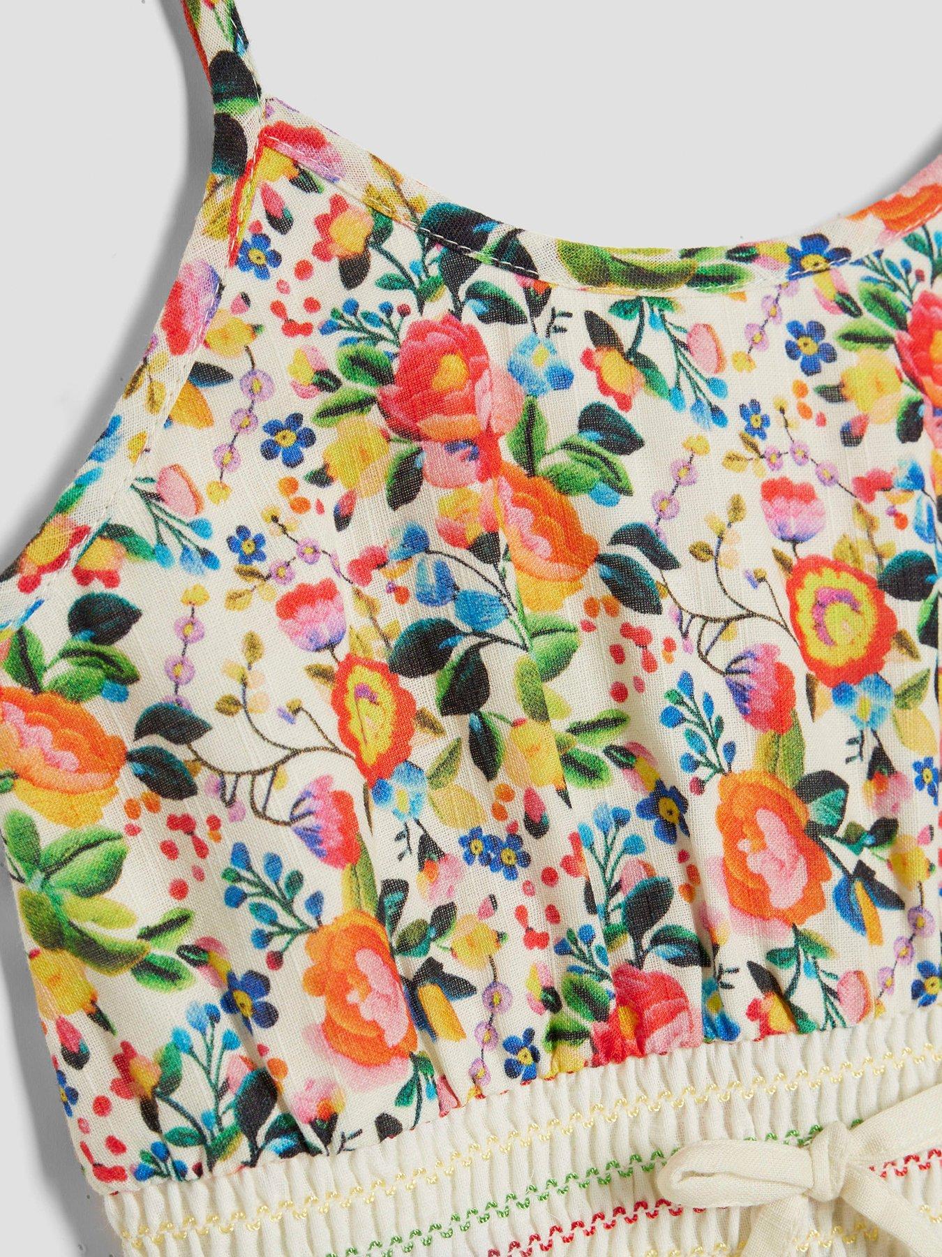 white del maar floral beach maxi dress Buy River Island Cream Del Maar Floral Print Halter Neck 100% Cotton Mini  Dress from Next USA