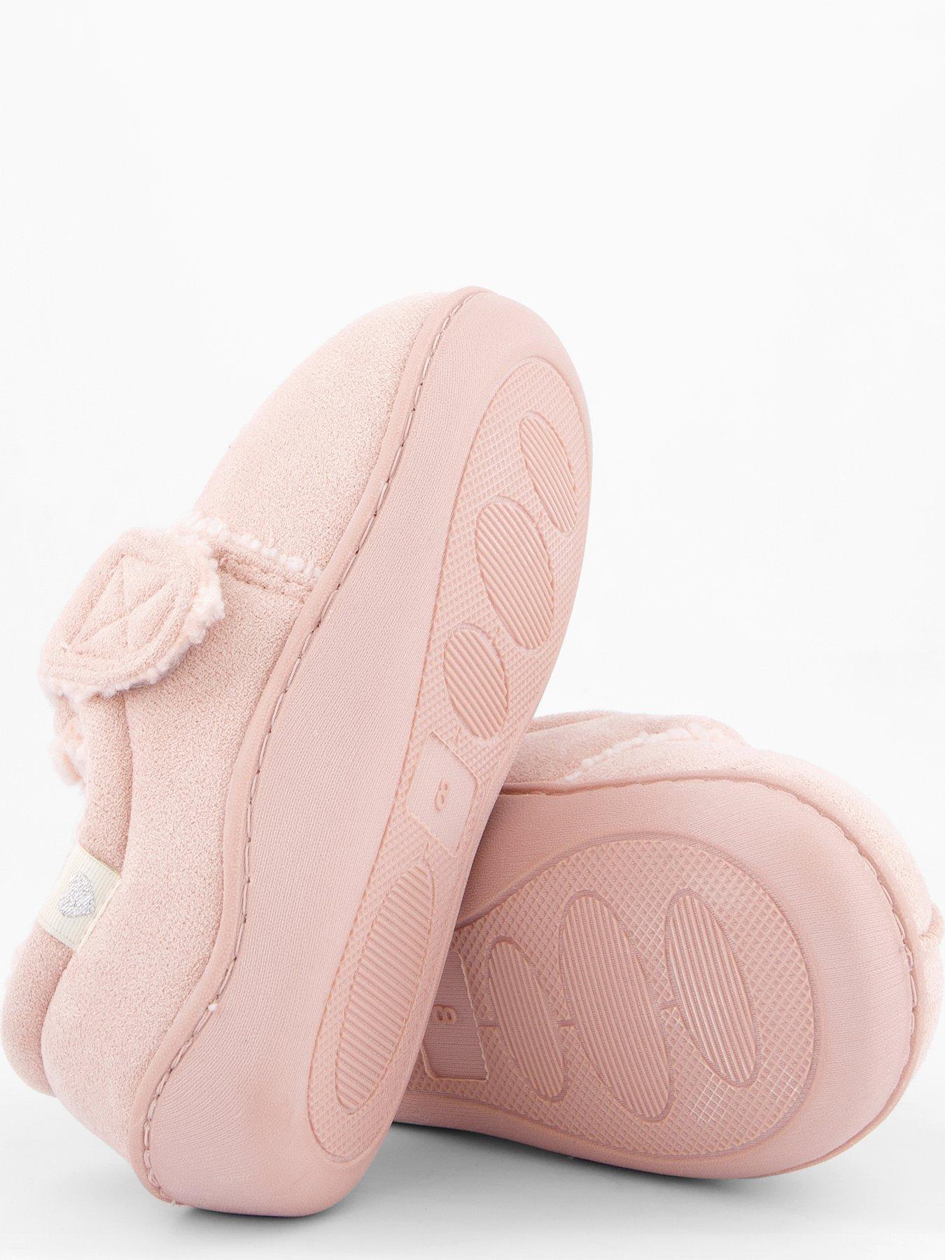  image of the-very-collection-younger-girls-touch-strap-slipper-pink
